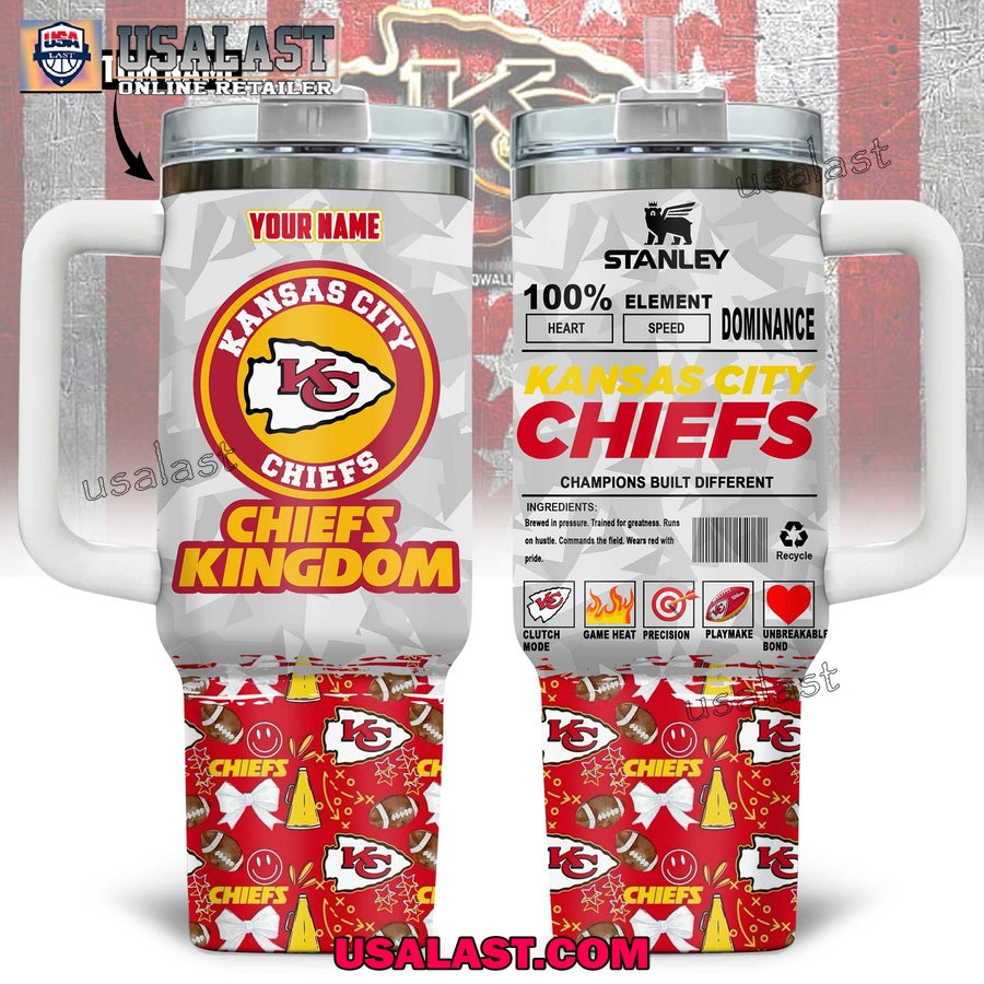 Kansas City Chiefs Custom 40oz Tumbler Cup - Adult & Kids T-Shirts, Sweatshirts & Hoodies apparel design preview 1