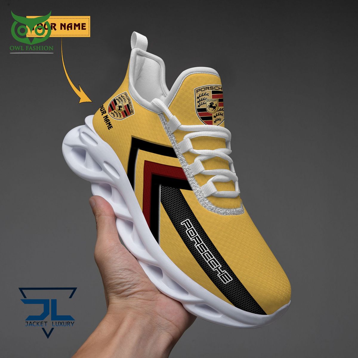 Porsche Automobile Brand Personalized Max Soul Shoes - Adult & Kids T-Shirts, Sweatshirts & Hoodies apparel design preview 1