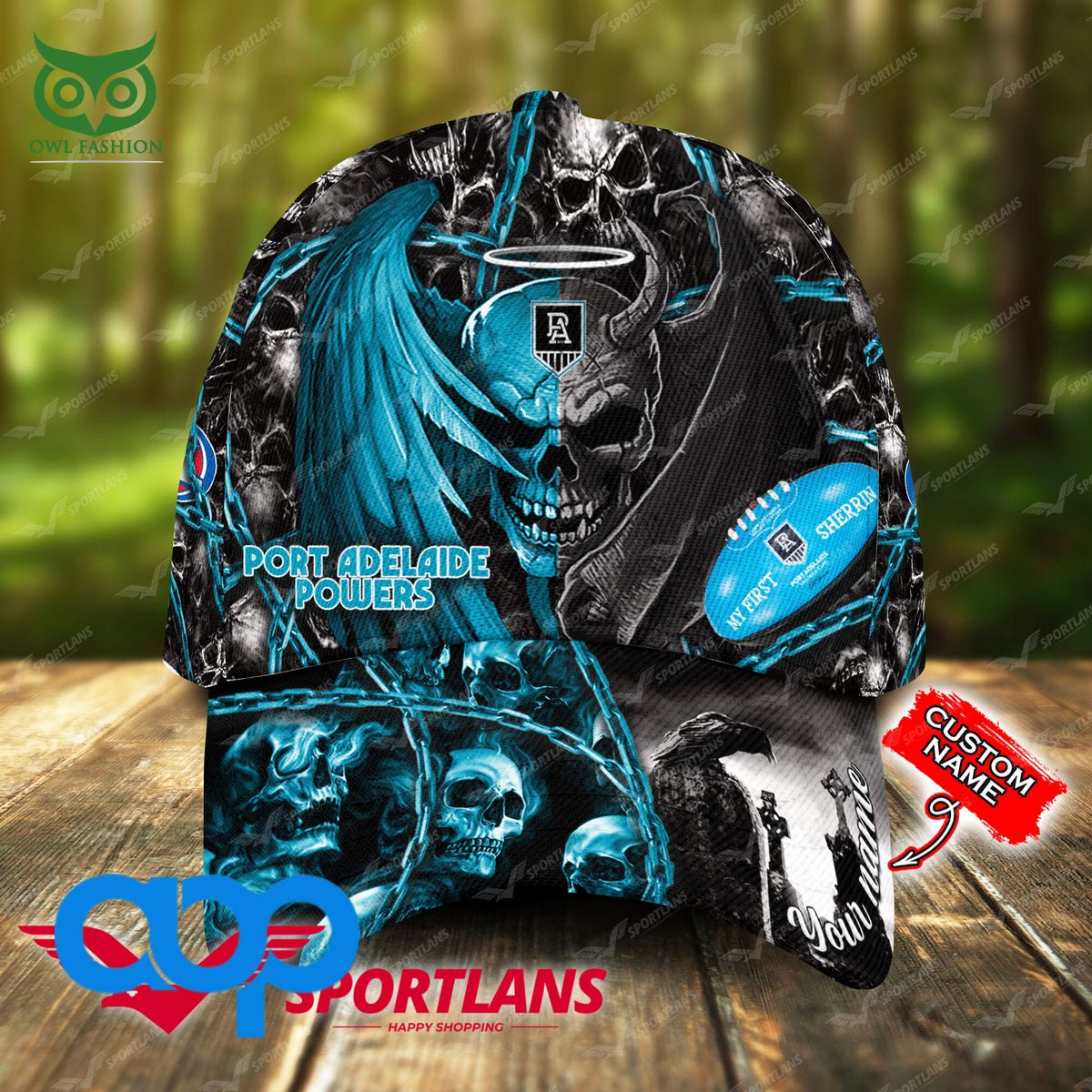 Port Adelaide Football Club AFL Personalized 3D - Adult & Kids T-Shirts, Sweatshirts & Hoodies apparel design preview 1