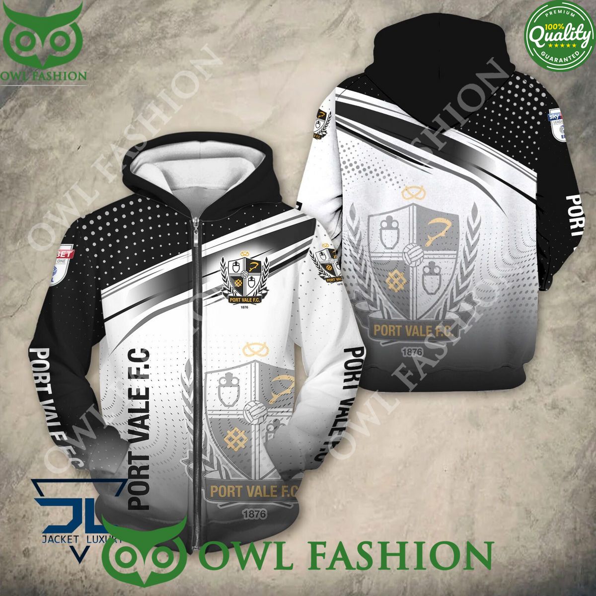 Port Vale EFL Champion 2024 - Adult & Kids T-Shirts, Sweatshirts & Hoodies apparel design preview 1