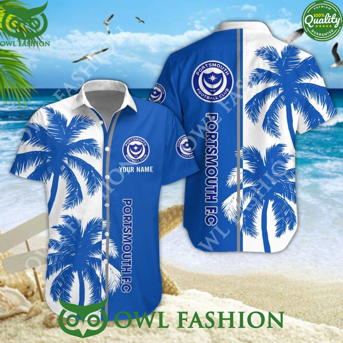 Portsmouth Personalized ropical coconut tree 2024 - Adult & Kids T-Shirts, Sweatshirts & Hoodies apparel design preview 1