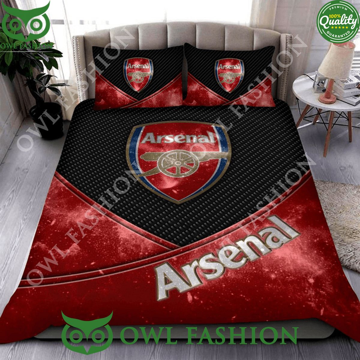 Premier Arsenal Football Club Broken Wall Bedding Set - Adult & Kids T-Shirts, Sweatshirts & Hoodies apparel design preview 1