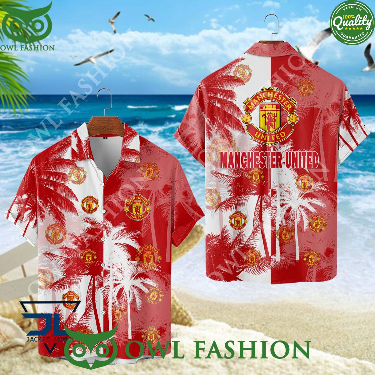 Premier League football Manchester United summer - Adult & Kids T-Shirts, Sweatshirts & Hoodies apparel design preview 1