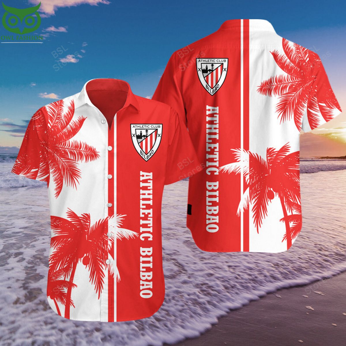 Premium Athletic Club UEFA LaLiga Hawaiian Short - Adult & Kids T-Shirts, Sweatshirts & Hoodies apparel design preview 1