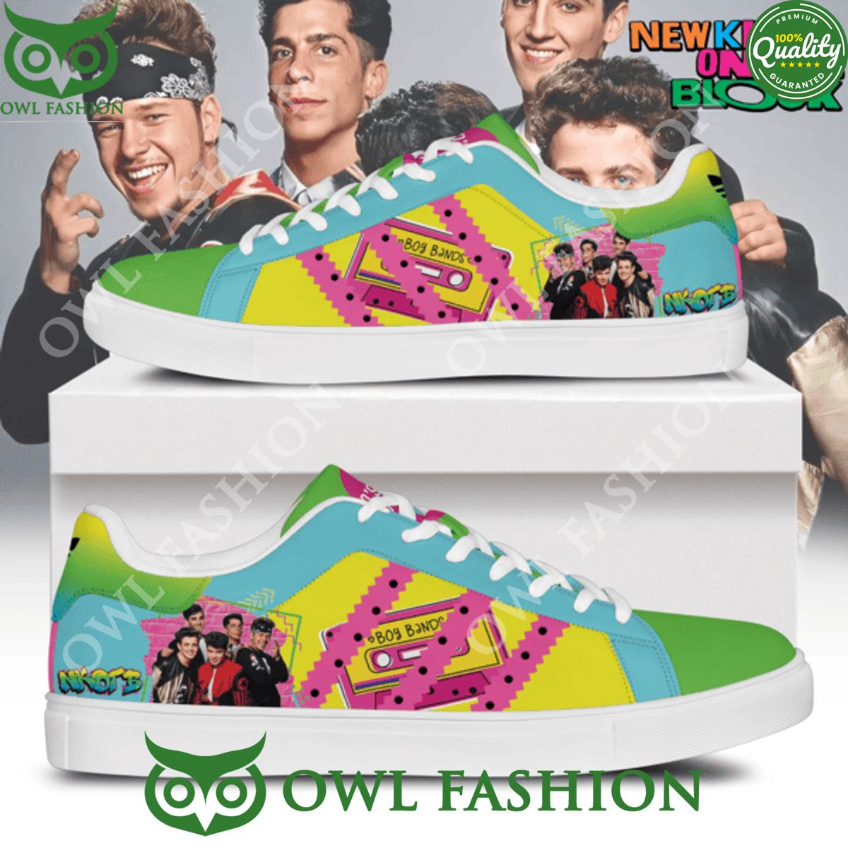 Premium New kids on the Block Boy band Stan smith - Adult & Kids T-Shirts, Sweatshirts & Hoodies apparel design preview 1