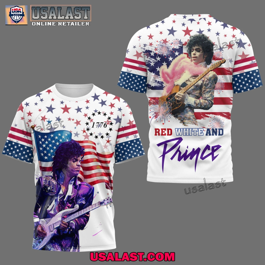 Prince 4th of July Happy Independence Day 3D - Adult & Kids T-Shirts, Sweatshirts & Hoodies apparel design preview 1