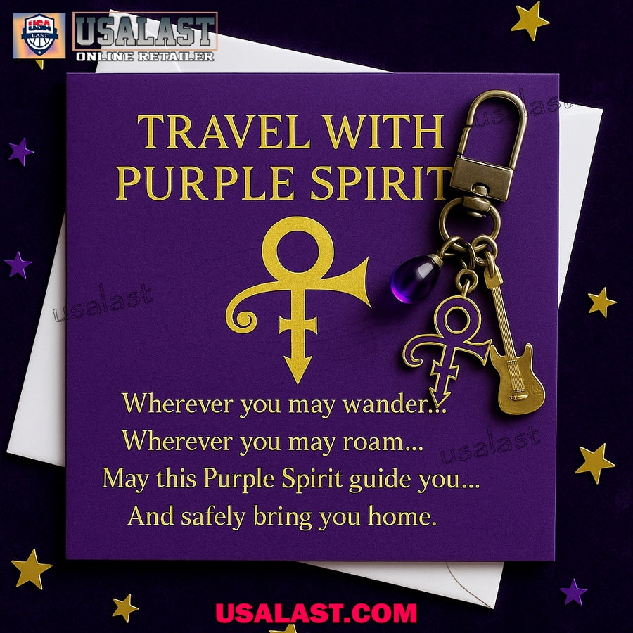 Prince Purple Spirit Multi Charm Keychain - Adult & Kids T-Shirts, Sweatshirts & Hoodies apparel design preview 1