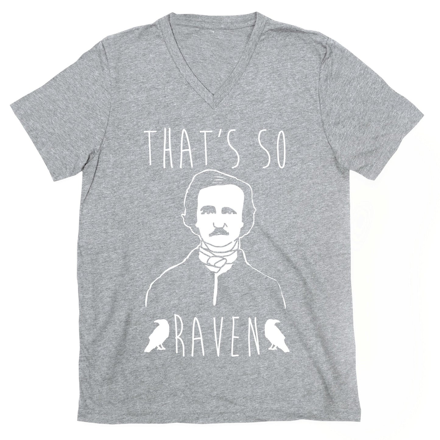 That's So Raven Parody White Print V-Neck - Adult & Kids T-Shirts, Sweatshirts & Hoodies apparel design preview 1
