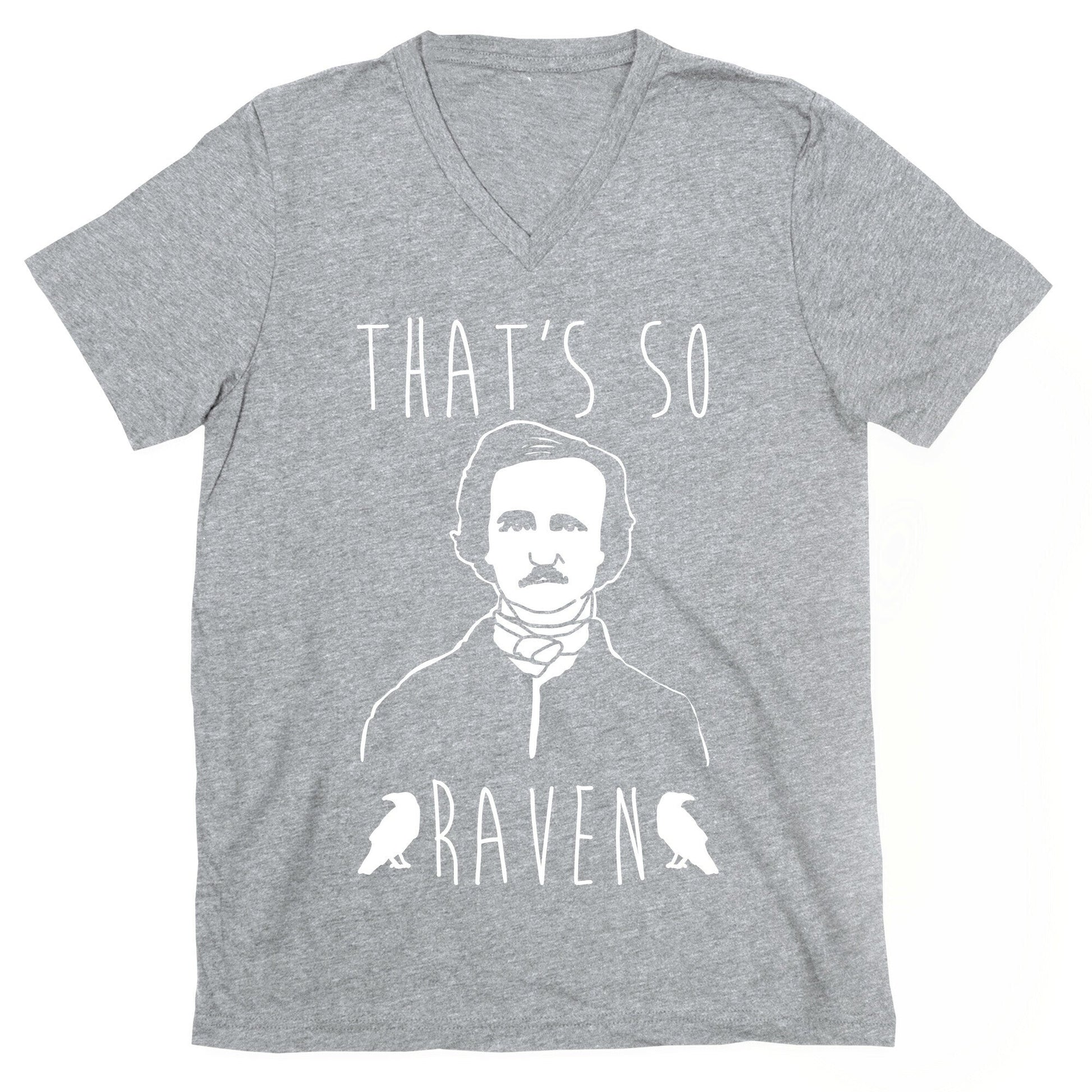 That's So Raven Parody White Print V-Neck - Adult & Kids T-Shirts, Sweatshirts & Hoodies apparel design preview 1