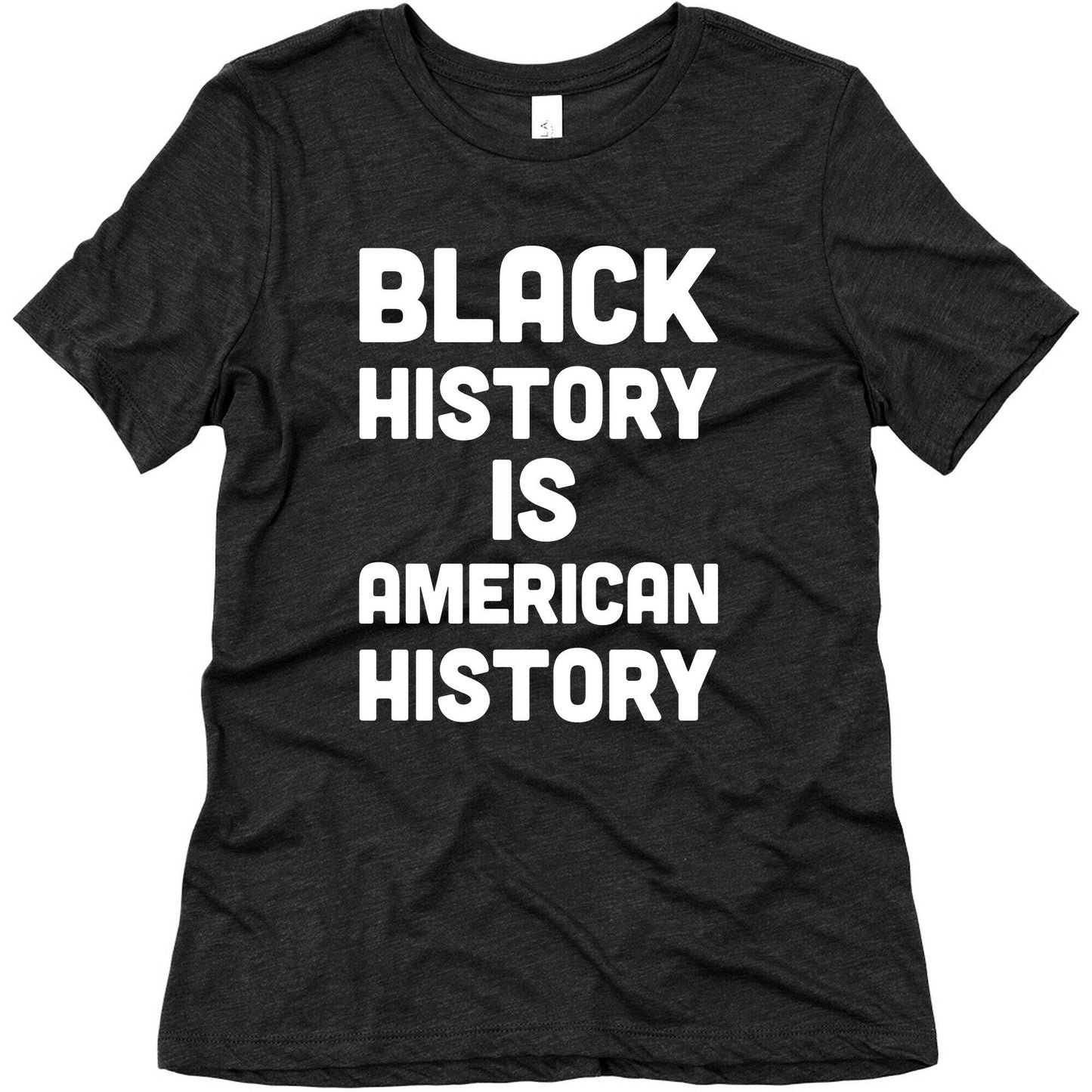 Black History Is American Women's Triblend - Adult & Kids T-Shirts, Sweatshirts & Hoodies apparel design preview 1