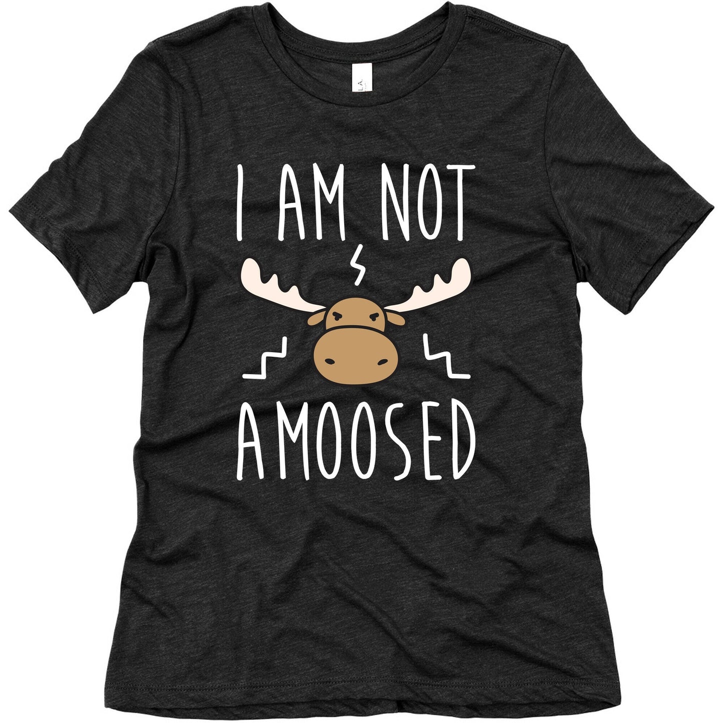 I Am Not Amoosed Women's Triblend - Adult & Kids T-Shirts, Sweatshirts & Hoodies apparel design preview 1
