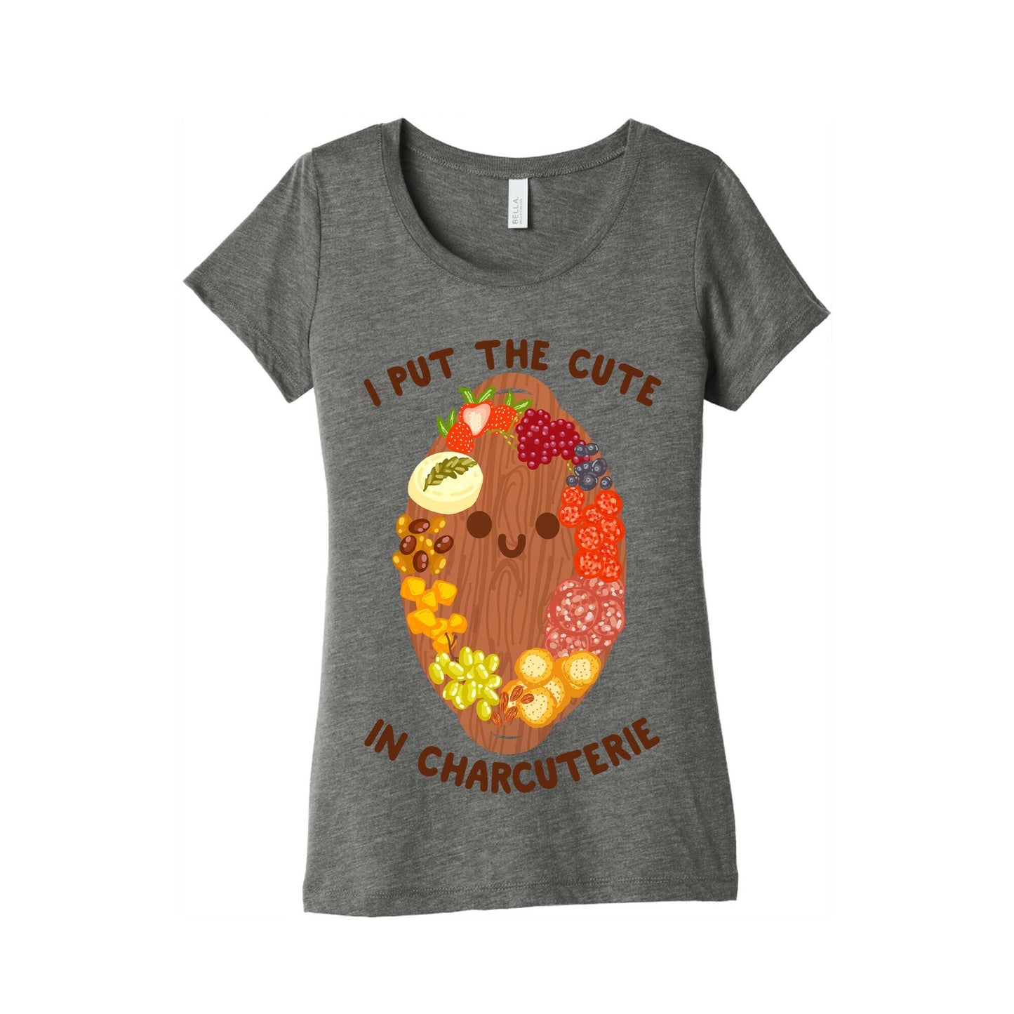 I Put the Cute In Charcuterie Women's Triblend - Adult & Kids T-Shirts, Sweatshirts & Hoodies apparel design preview 1