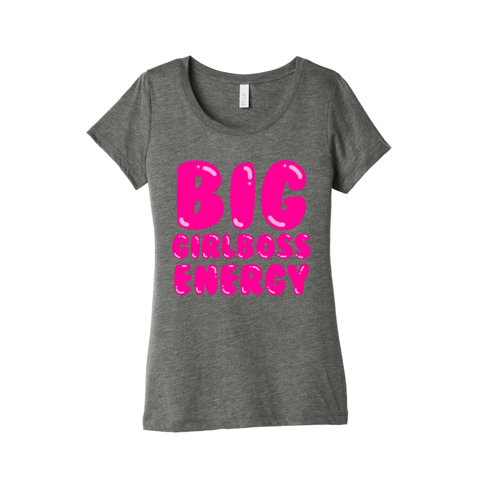 Big Girlboss Energy Women's Triblend - Adult & Kids T-Shirts, Sweatshirts & Hoodies apparel design preview 1