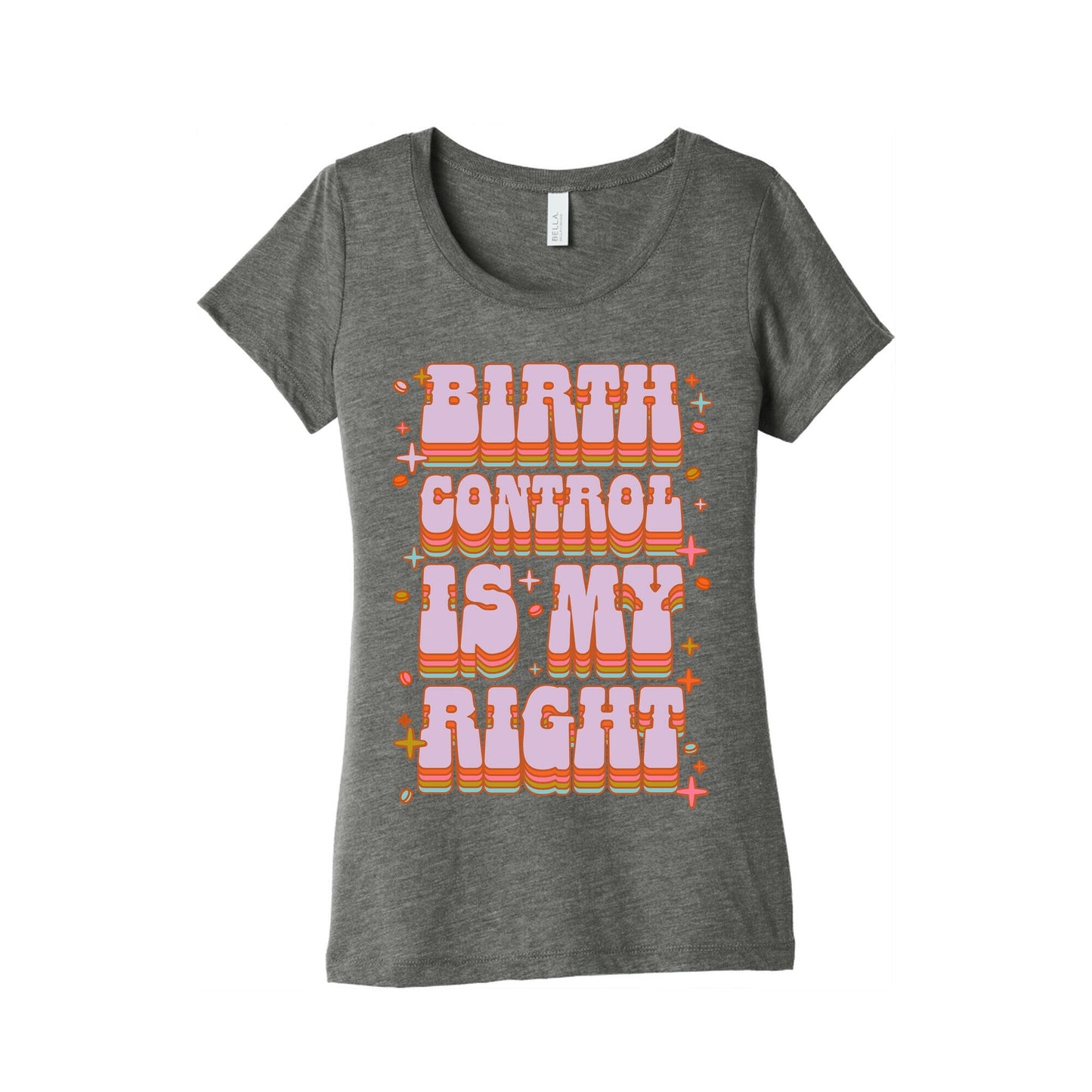 Birth Control is My Right Women's Triblend - Adult & Kids T-Shirts, Sweatshirts & Hoodies apparel design preview 1