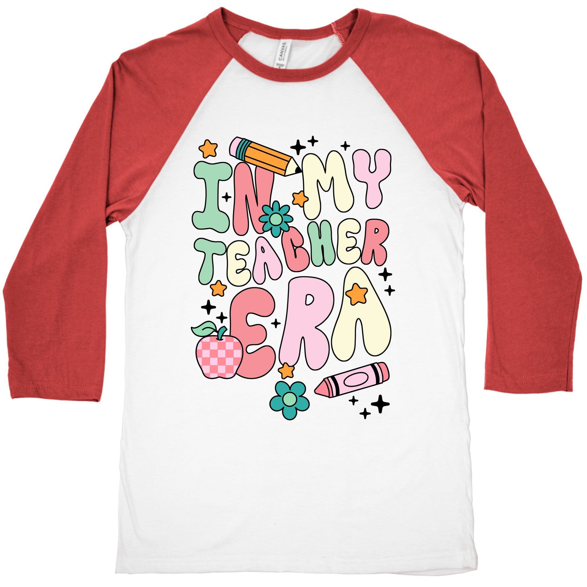 In My Teacher Era Baseball - Adult & Kids T-Shirts, Sweatshirts & Hoodies apparel design preview 1