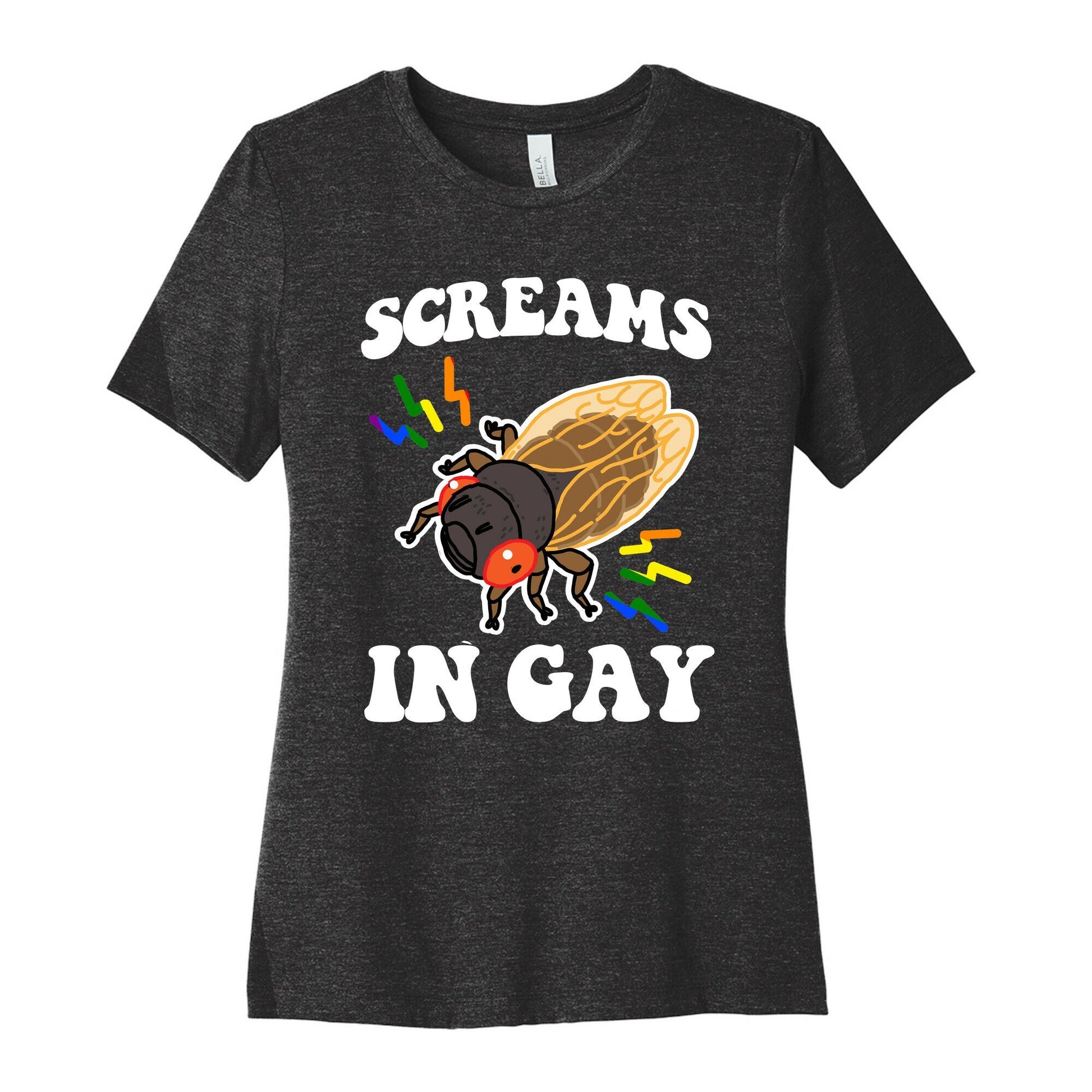 Screams in Gay Womens Cotton - Adult & Kids T-Shirts, Sweatshirts & Hoodies apparel design preview 1