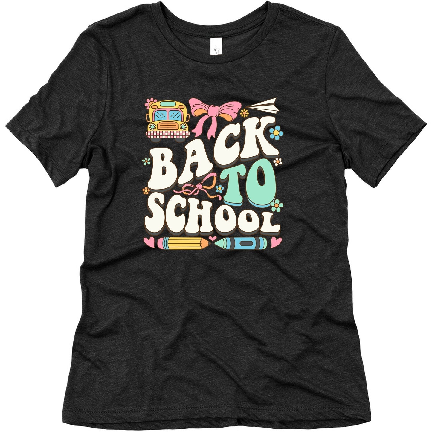 Back To School Womens Triblend - Adult & Kids T-Shirts, Sweatshirts & Hoodies apparel design preview 1