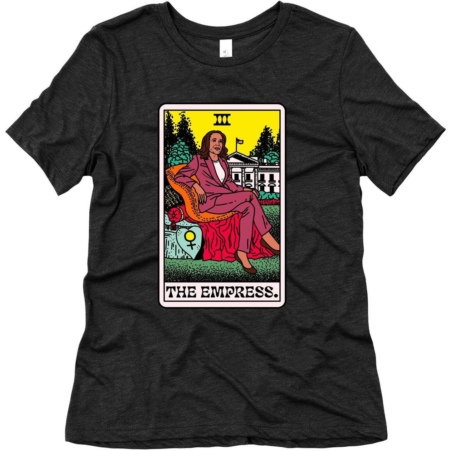 The Empress Tarot Card Kamala Harris Womens Triblend - Adult & Kids T-Shirts, Sweatshirts & Hoodies apparel design preview 1