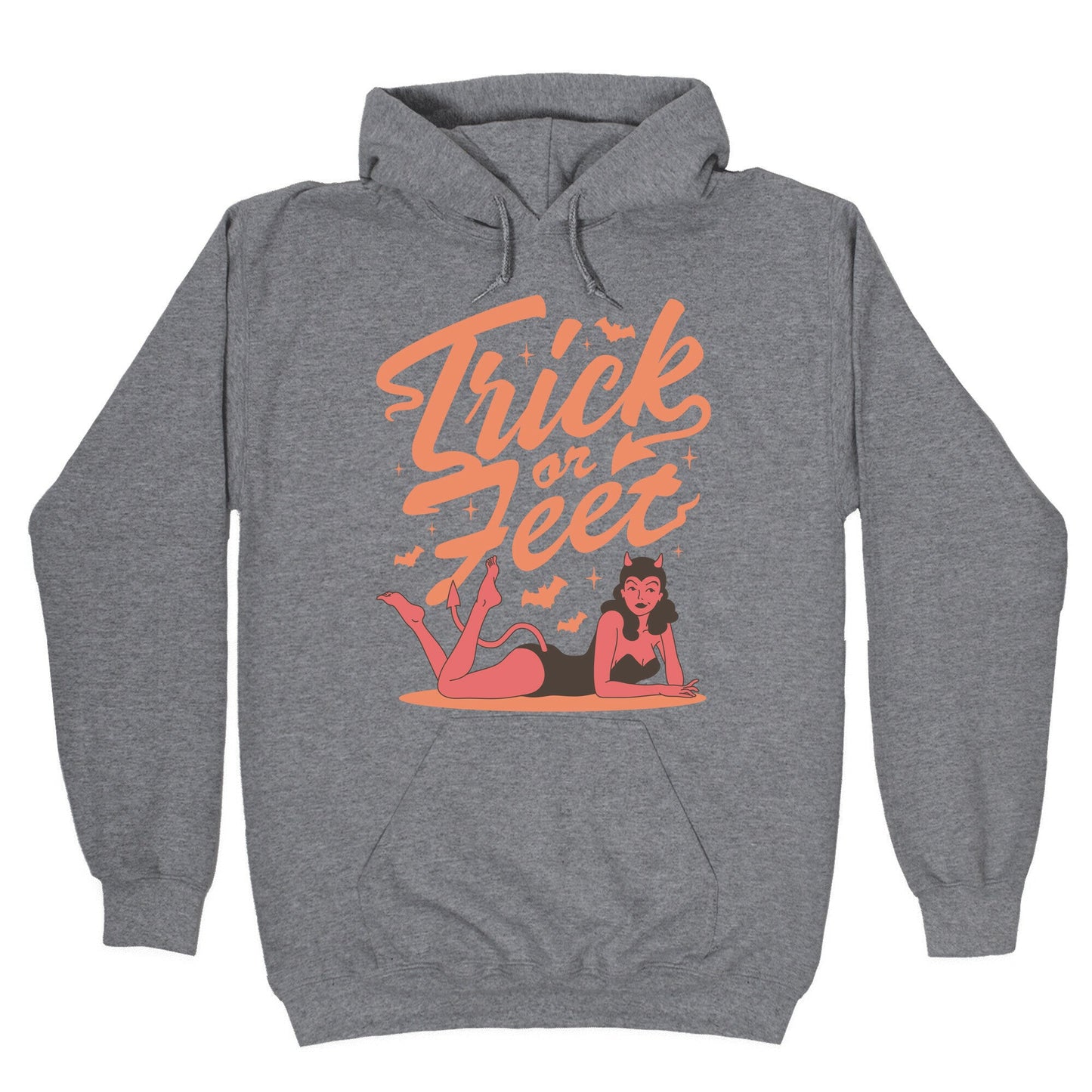 Trick or Feet - Adult & Kids T-Shirts, Sweatshirts & Hoodies apparel design preview 1