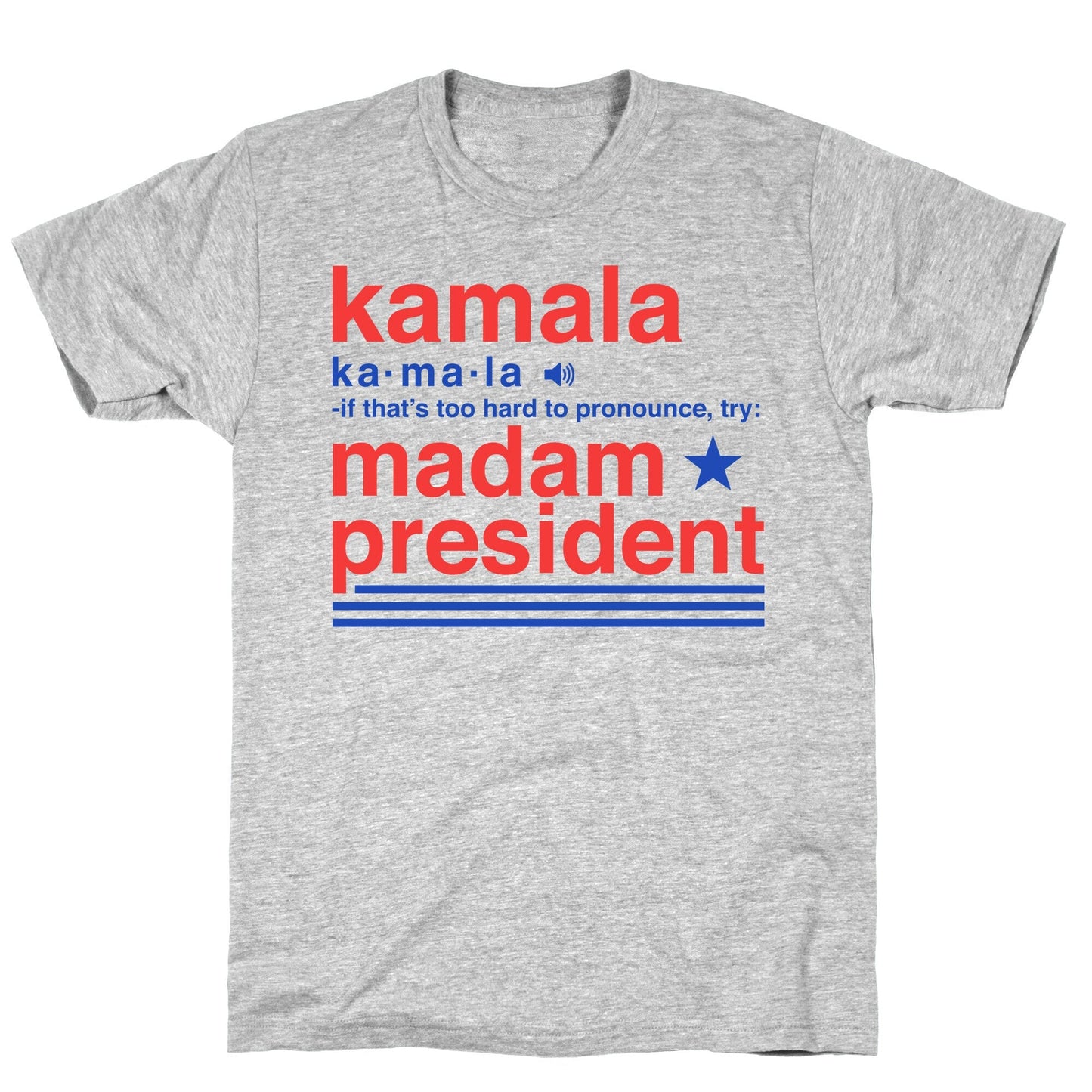 Kamala Harris Madam President - Adult & Kids T-Shirts, Sweatshirts & Hoodies apparel design preview 1