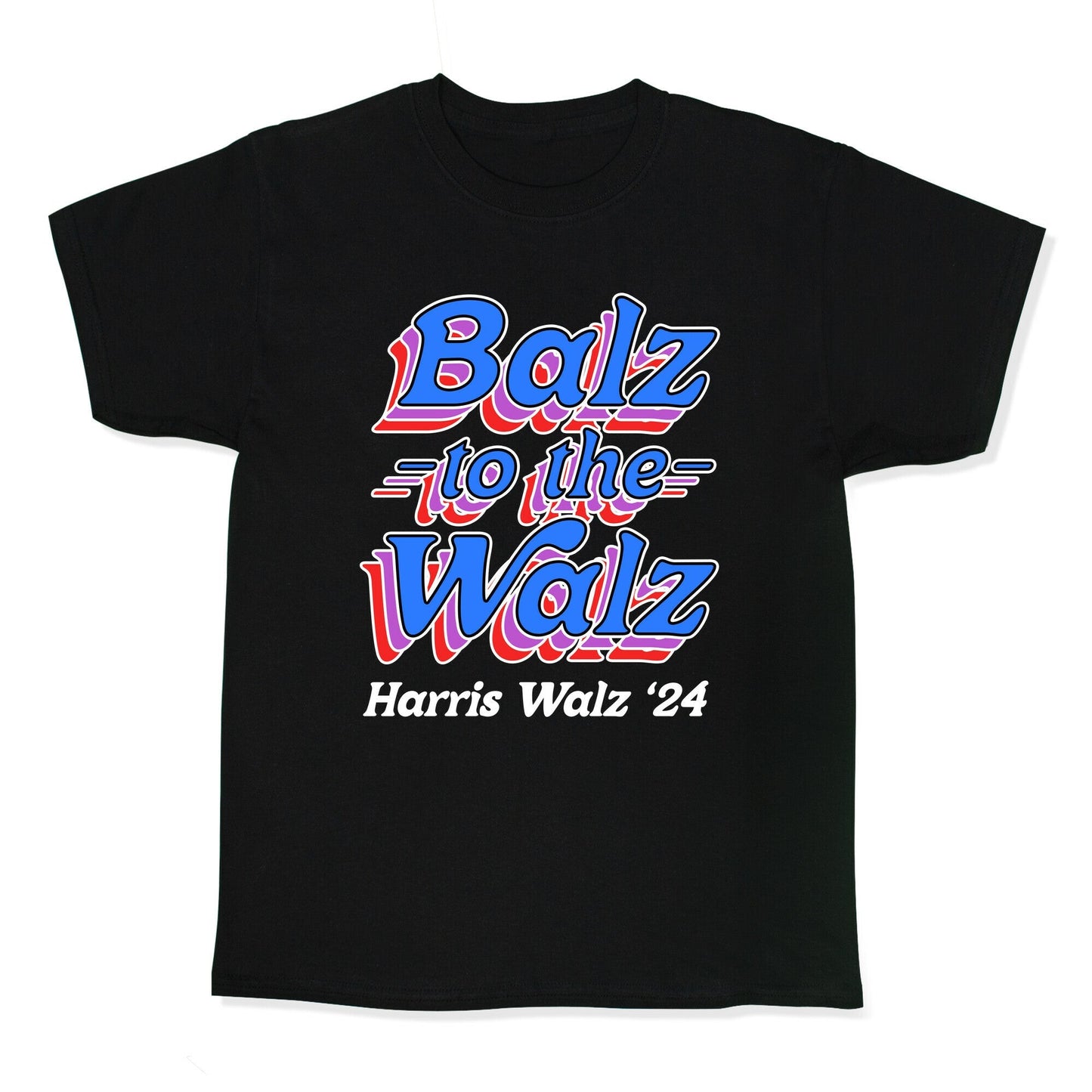 Balz to the Walz \(Harris 2024\) - Adult & Kids T-Shirts, Sweatshirts & Hoodies apparel design preview 1