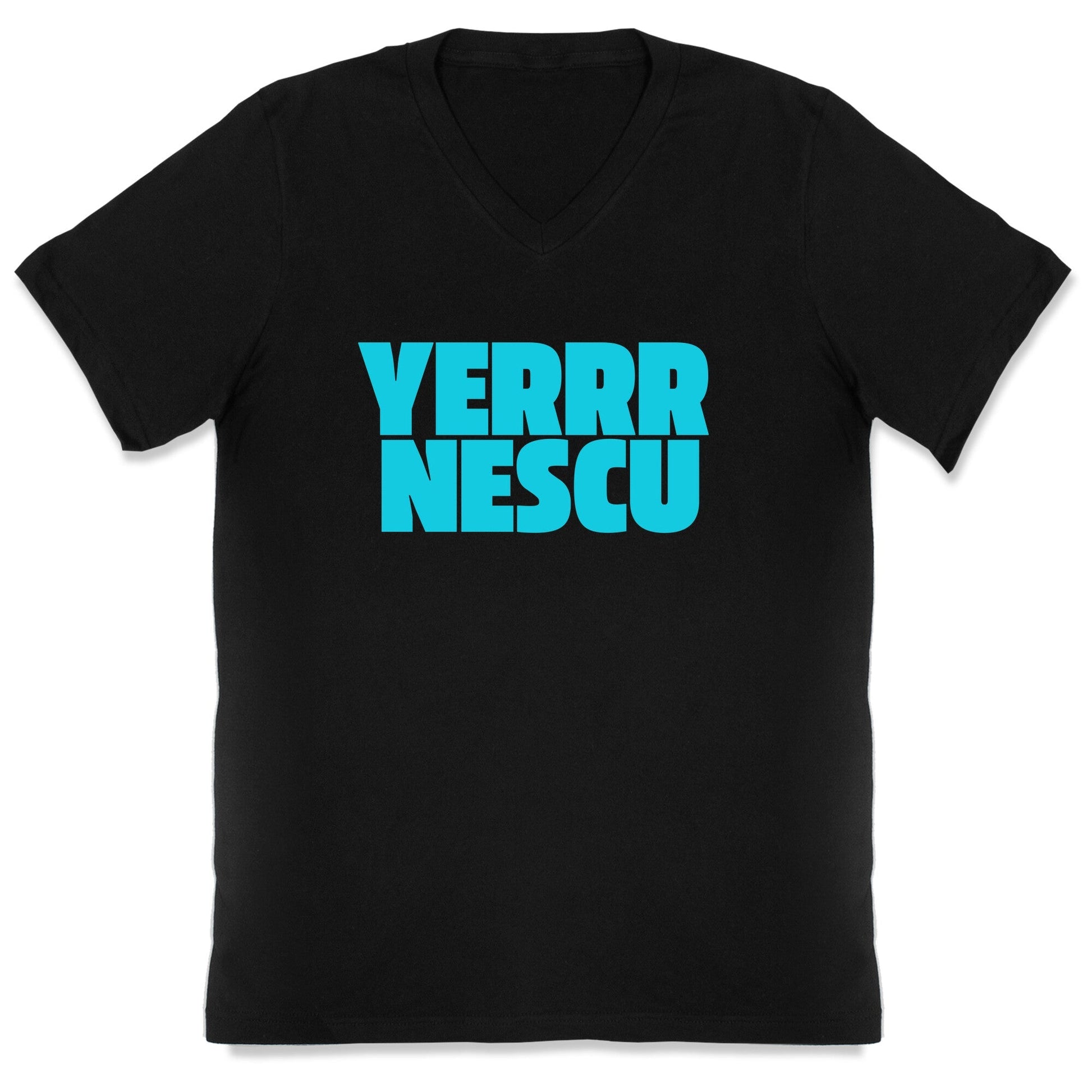 Yerrr Nescu V-Neck - Adult & Kids T-Shirts, Sweatshirts & Hoodies apparel design preview 1