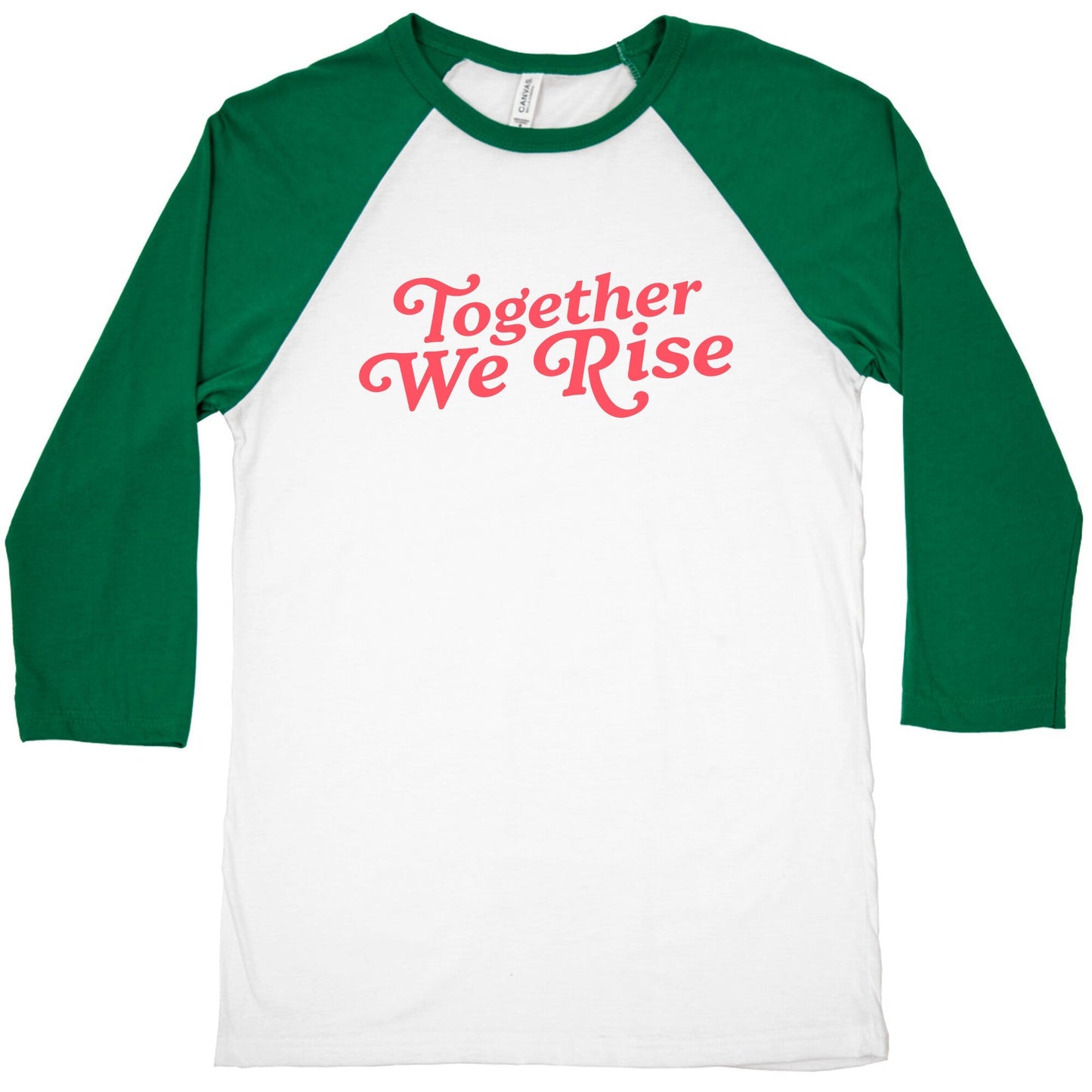 Together We Rise Baseball - Adult & Kids T-Shirts, Sweatshirts & Hoodies apparel design preview 1