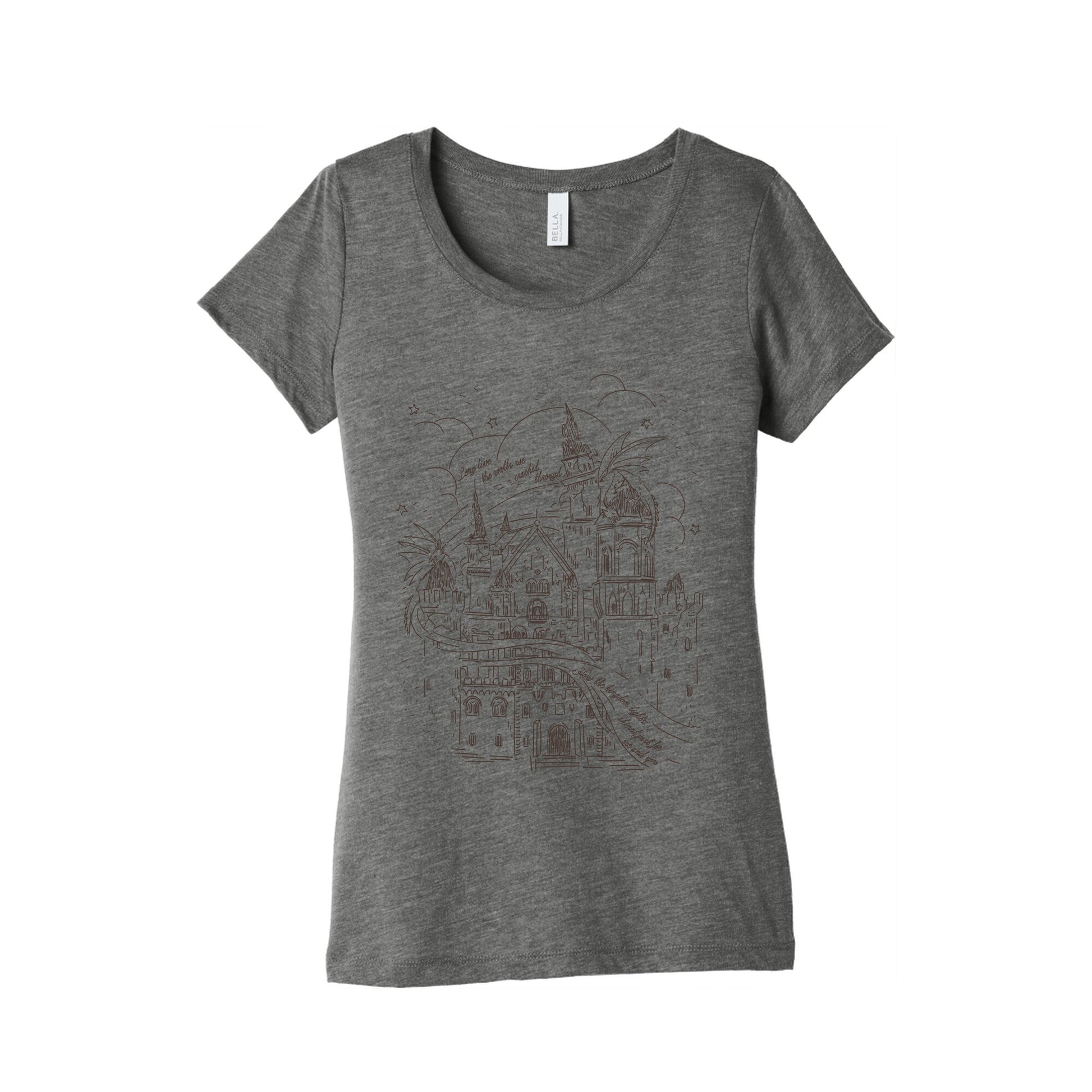 How the Kingdom Lights Shined Womens Triblend - Adult & Kids T-Shirts, Sweatshirts & Hoodies apparel design preview 1