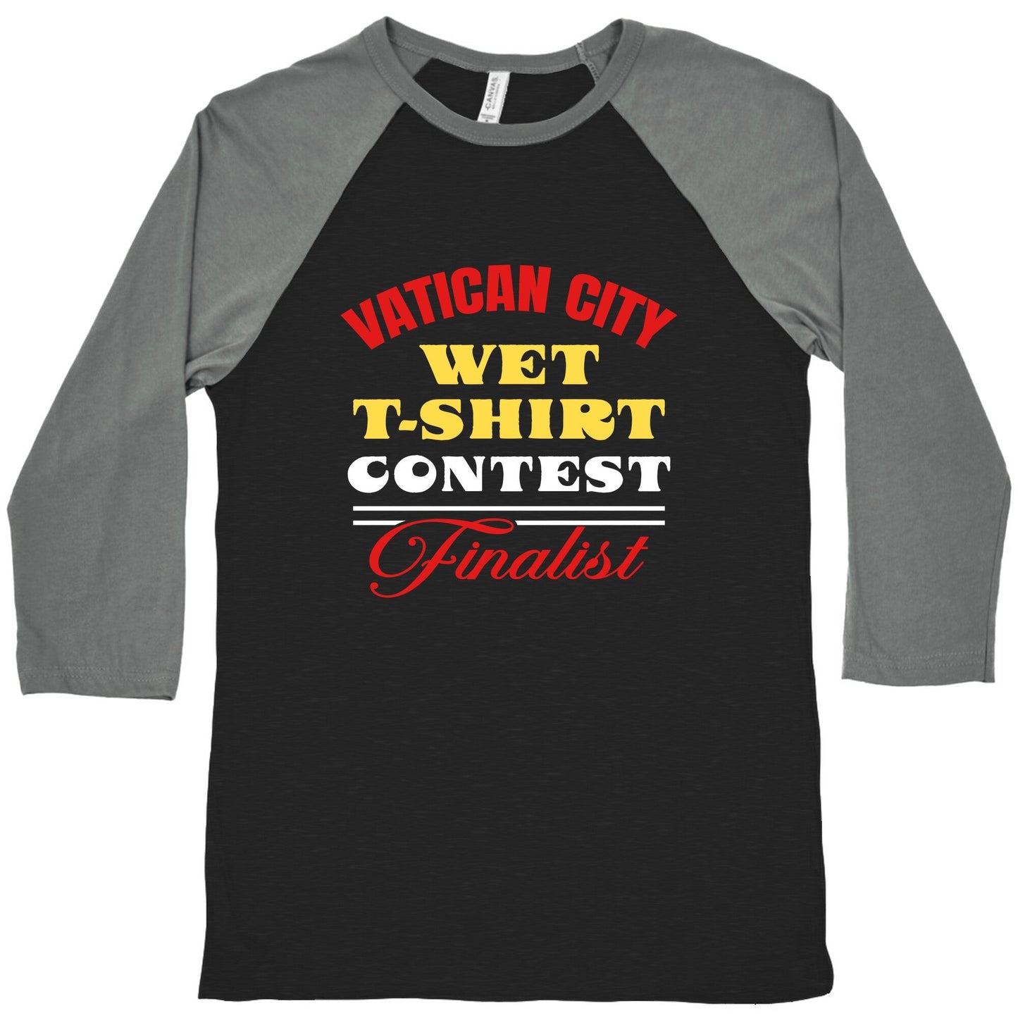 Vatican Wet Contest Baseball - Adult & Kids T-Shirts, Sweatshirts & Hoodies apparel design preview 1