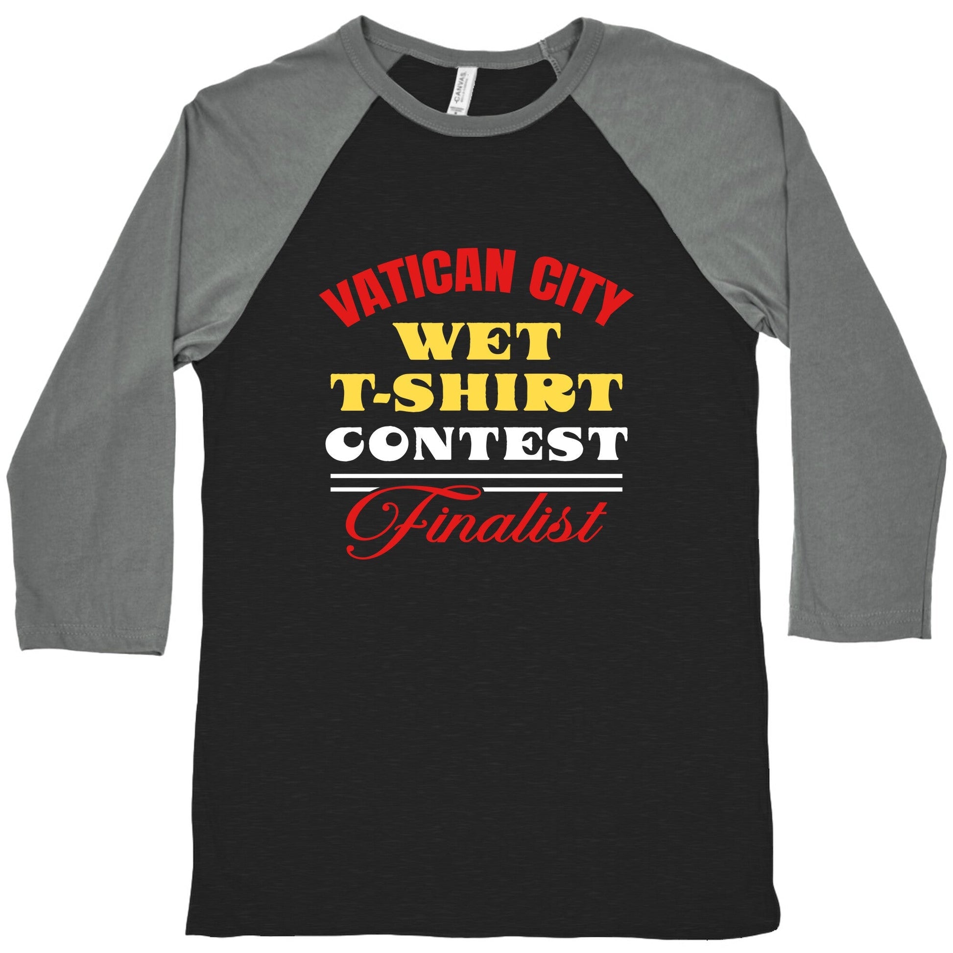 Vatican Wet Contest Baseball - Adult & Kids T-Shirts, Sweatshirts & Hoodies apparel design preview 1