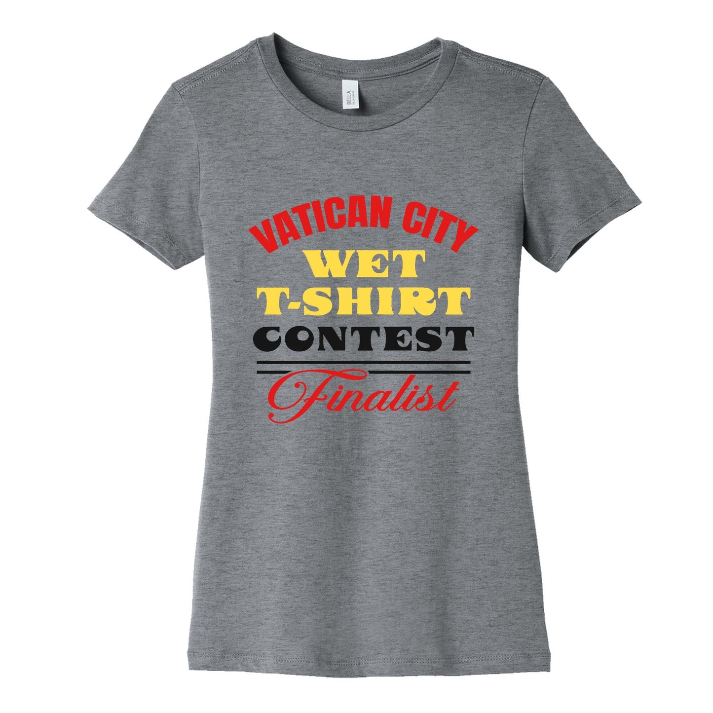 Vatican Wet Contest Womens Cotton - Adult & Kids T-Shirts, Sweatshirts & Hoodies apparel design preview 1