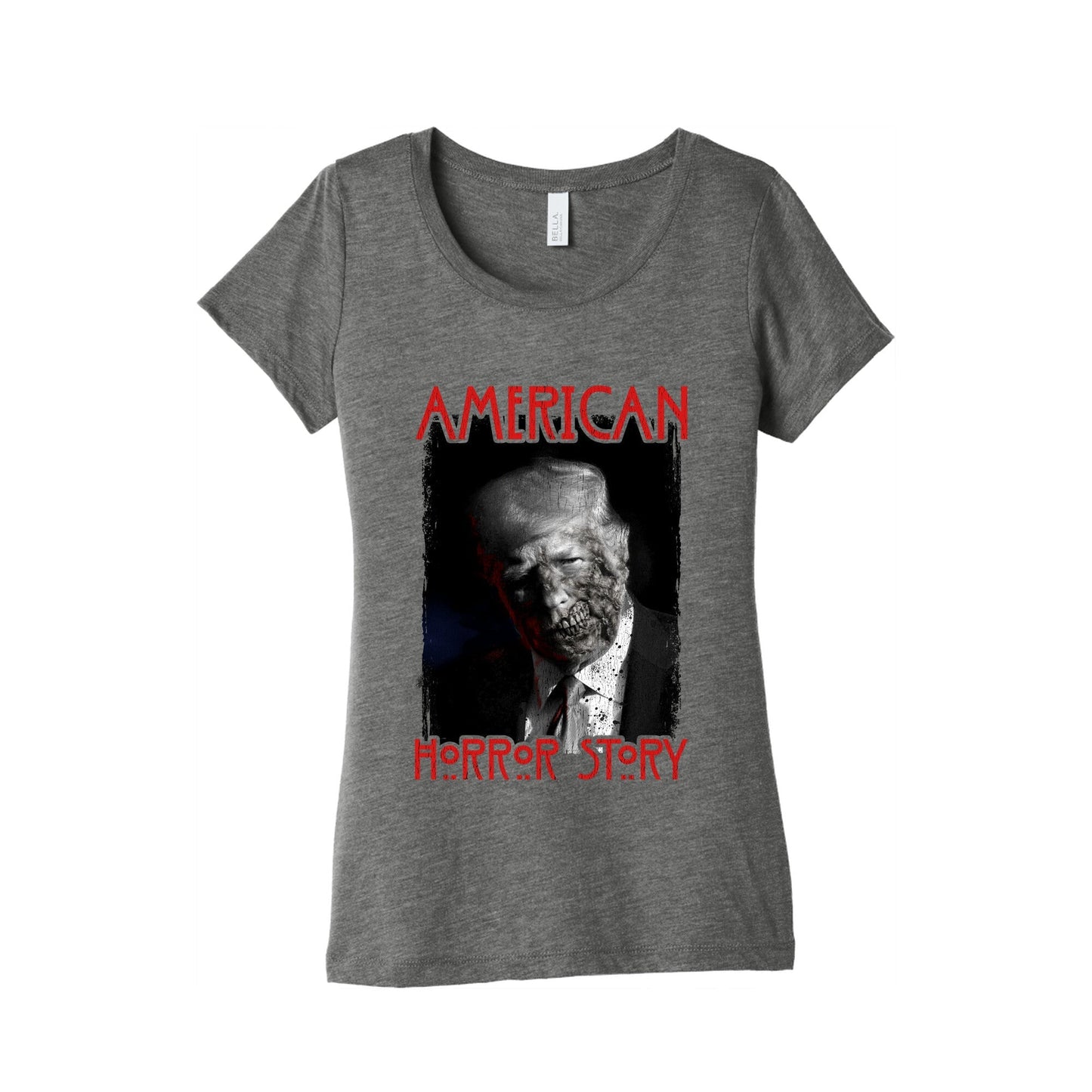 American Horror Story Trump Womens Triblend - Adult & Kids T-Shirts, Sweatshirts & Hoodies apparel design preview 1