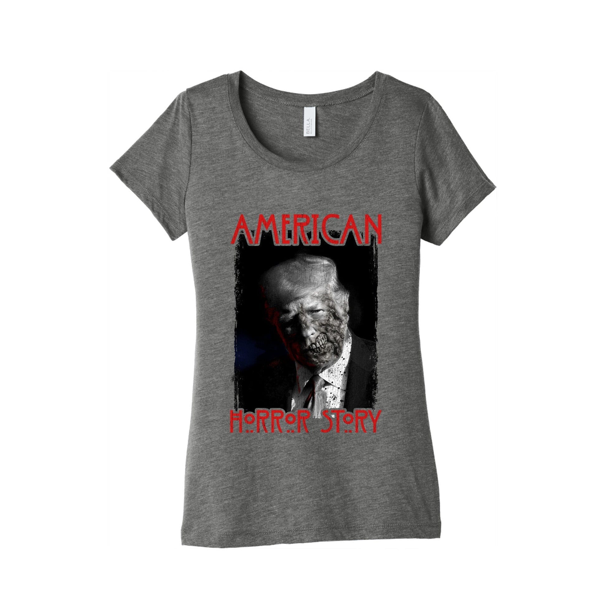 American Horror Story Trump Womens Triblend - Adult & Kids T-Shirts, Sweatshirts & Hoodies apparel design preview 1