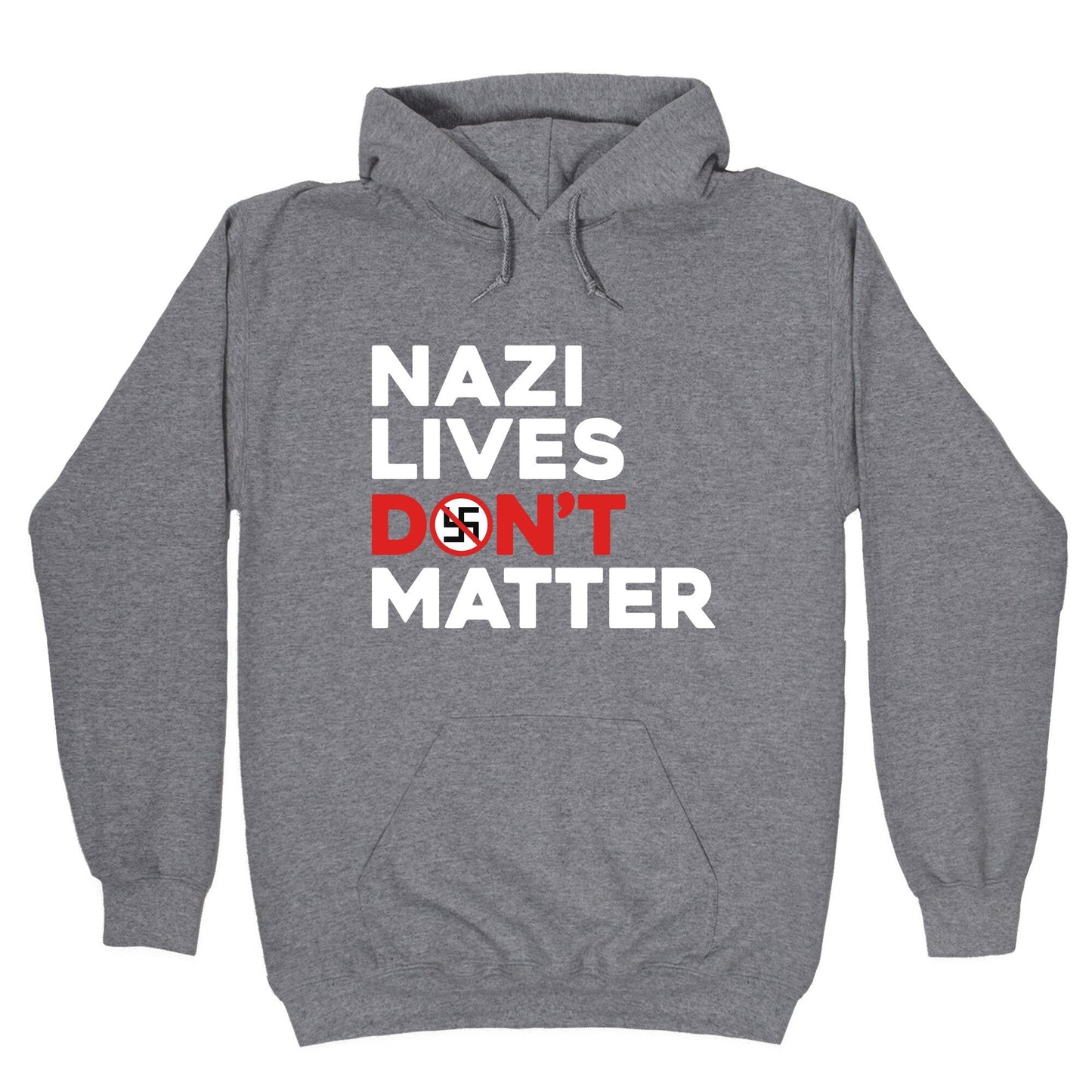 Nazi Lives Dont Matter Red - Adult & Kids T-Shirts, Sweatshirts & Hoodies apparel design preview 1