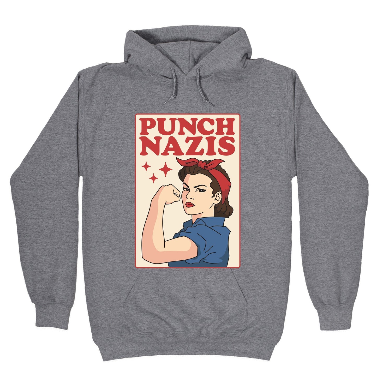 Punch Nazis - Adult & Kids T-Shirts, Sweatshirts & Hoodies apparel design preview 1