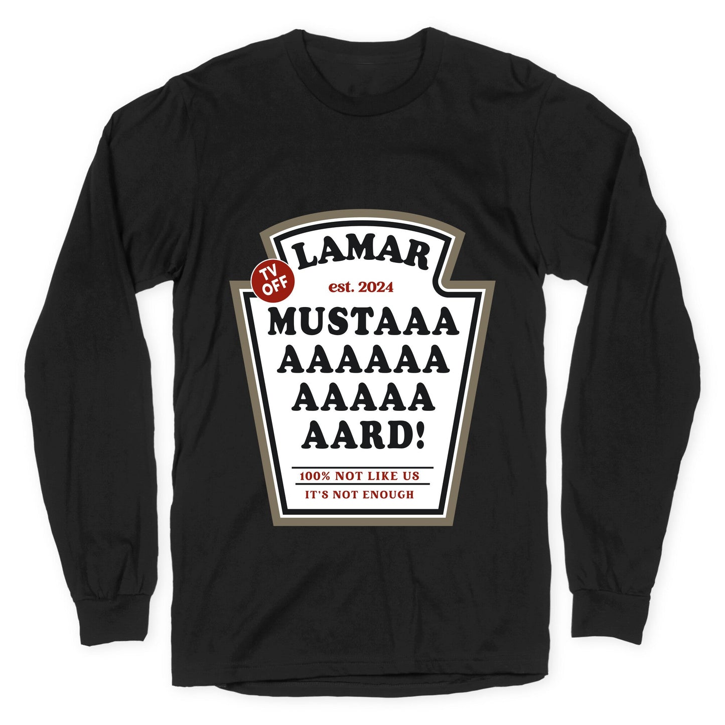 Kendrick Mustard TV Off - Adult & Kids T-Shirts, Sweatshirts & Hoodies apparel design preview 1