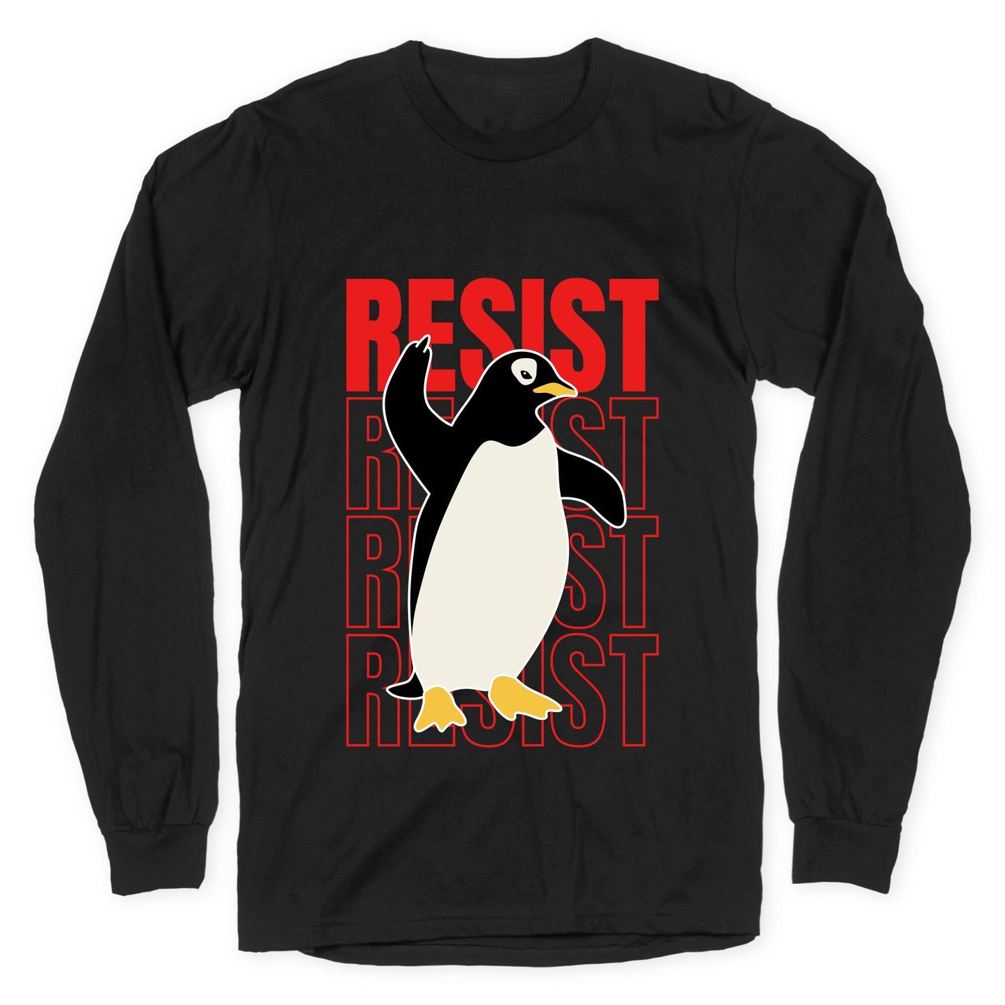 Penguin Resist - Adult & Kids T-Shirts, Sweatshirts & Hoodies apparel design preview 1