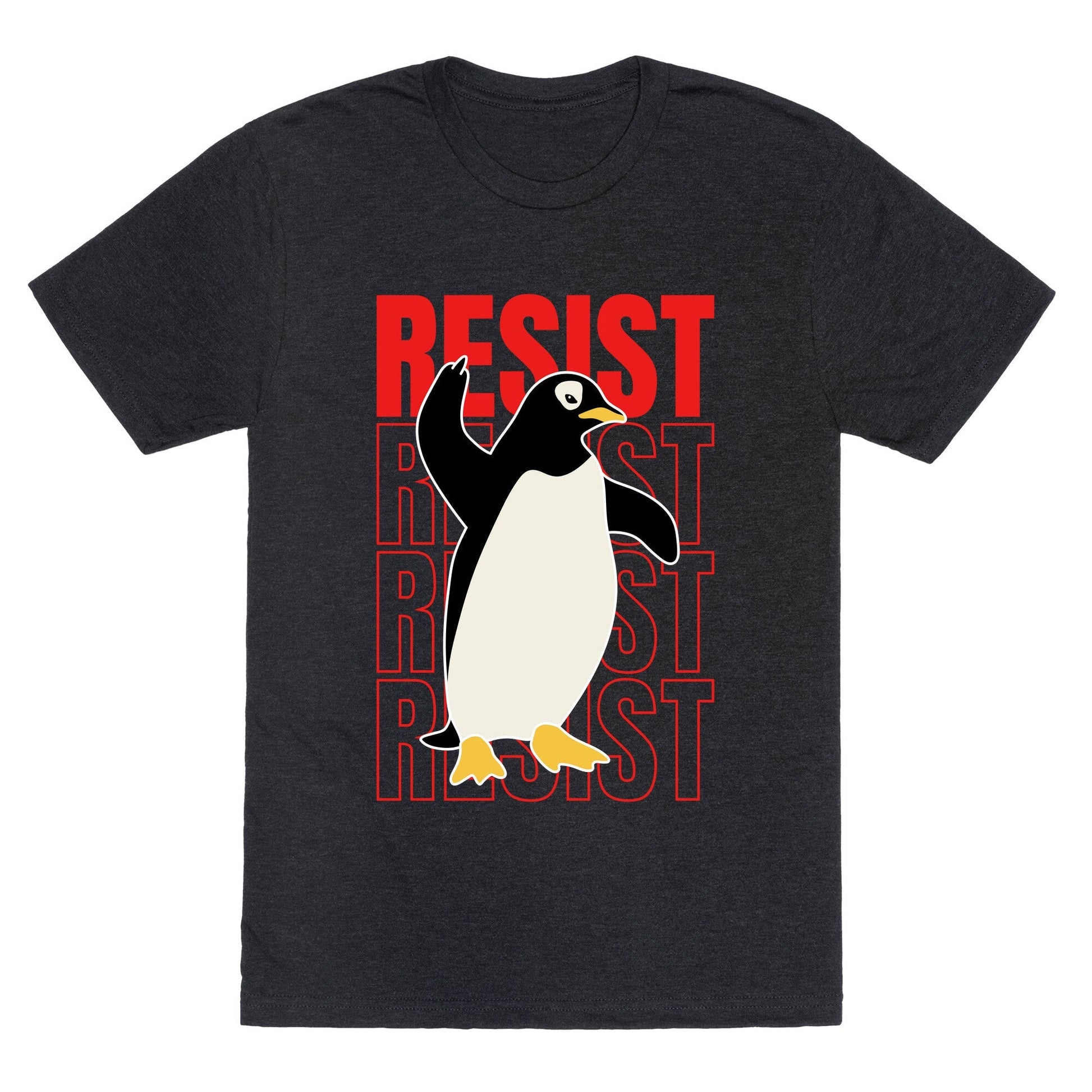 Penguin Resist Unisex Triblend - Adult & Kids T-Shirts, Sweatshirts & Hoodies apparel design preview 1
