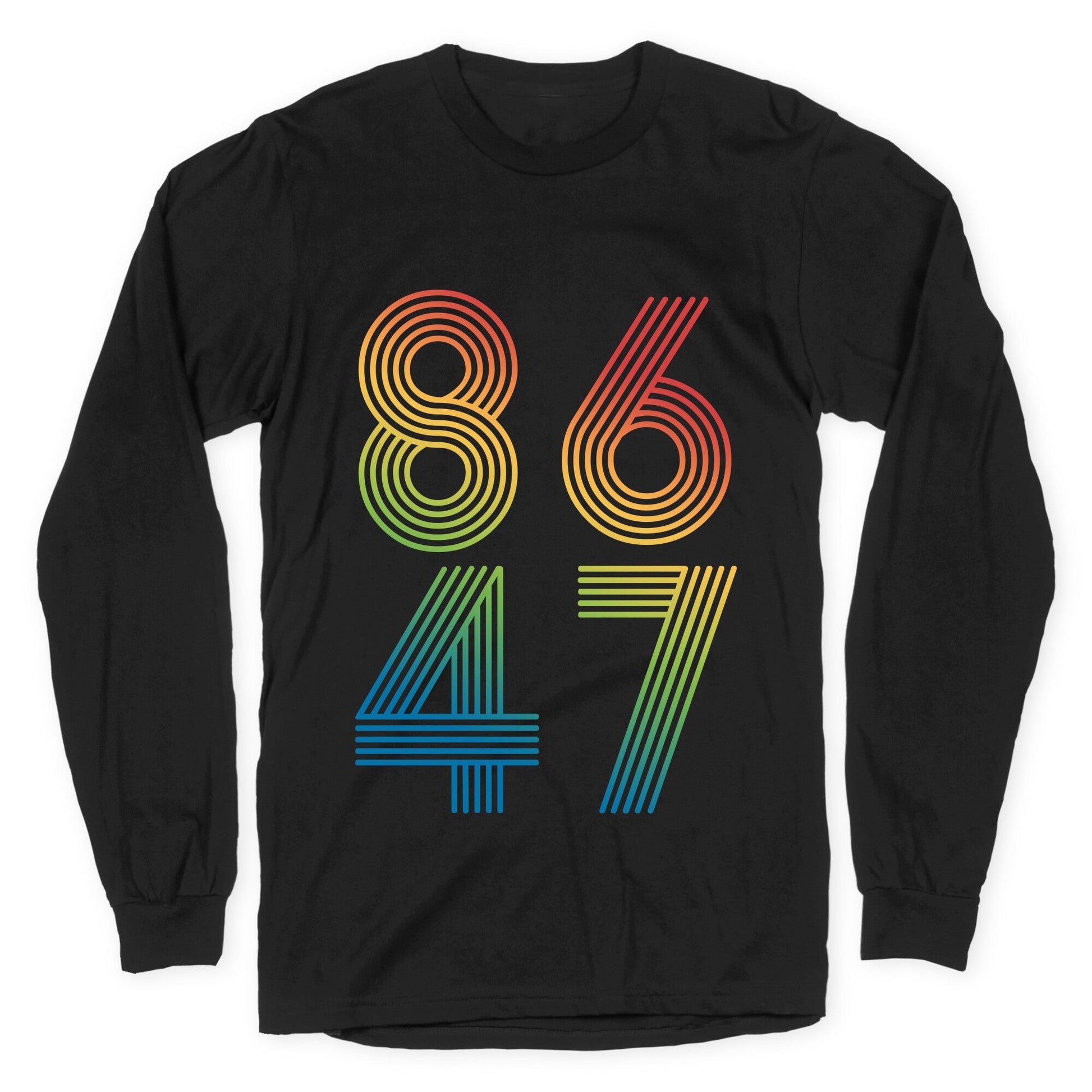 8647 Anti Trump Rainbow - Adult & Kids T-Shirts, Sweatshirts & Hoodies apparel design preview 1