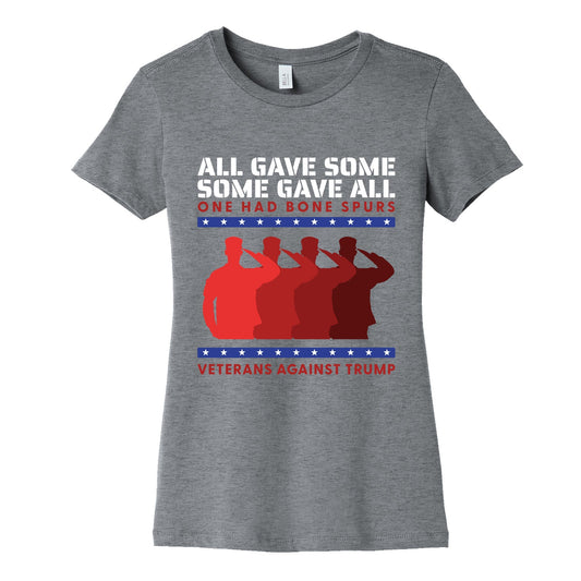 All Gave Some Anti Trump Womens Cotton - Adult & Kids T-Shirts, Sweatshirts & Hoodies apparel design preview 1