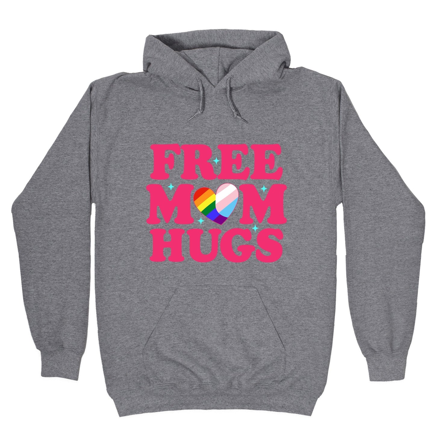 Free Mom Hugs Pride - Adult & Kids T-Shirts, Sweatshirts & Hoodies apparel design preview 1