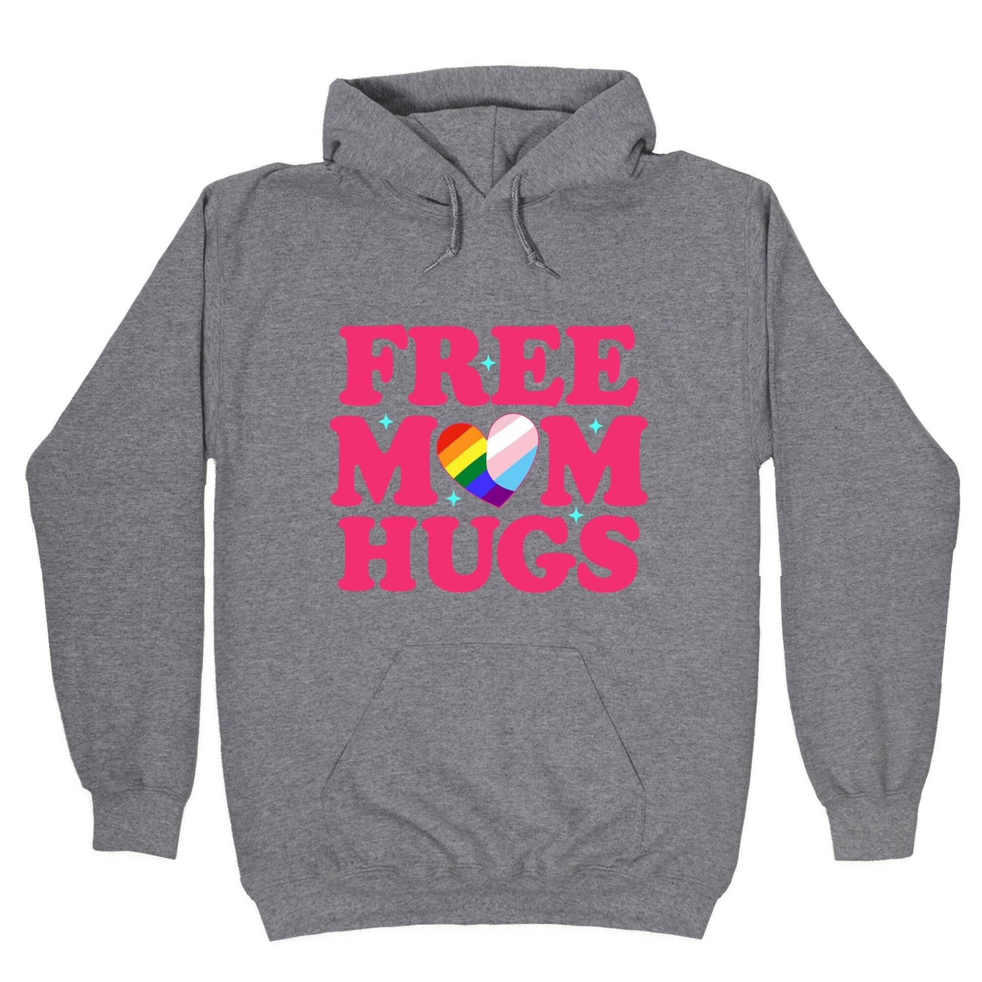 Free Mom Hugs Pride - Adult & Kids T-Shirts, Sweatshirts & Hoodies apparel design preview 1