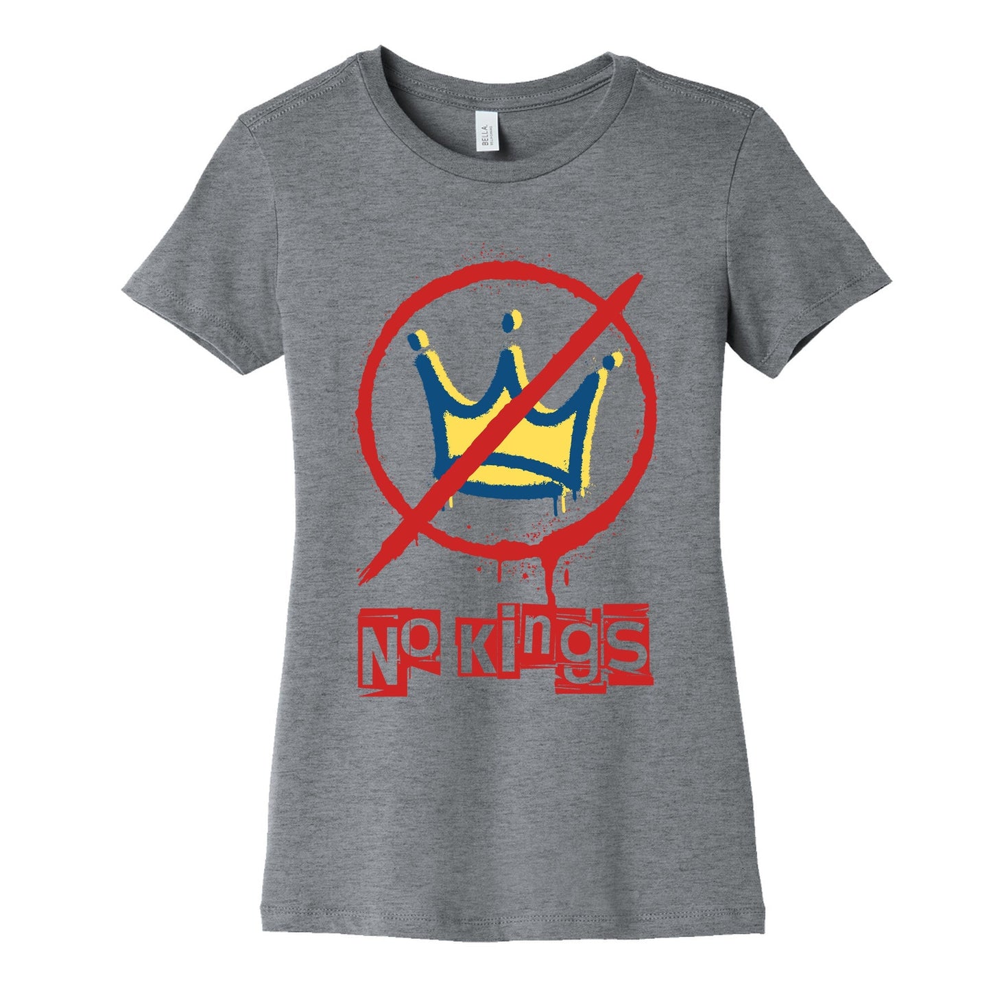No Kings Womens Cotton - Adult & Kids T-Shirts, Sweatshirts & Hoodies apparel design preview 1