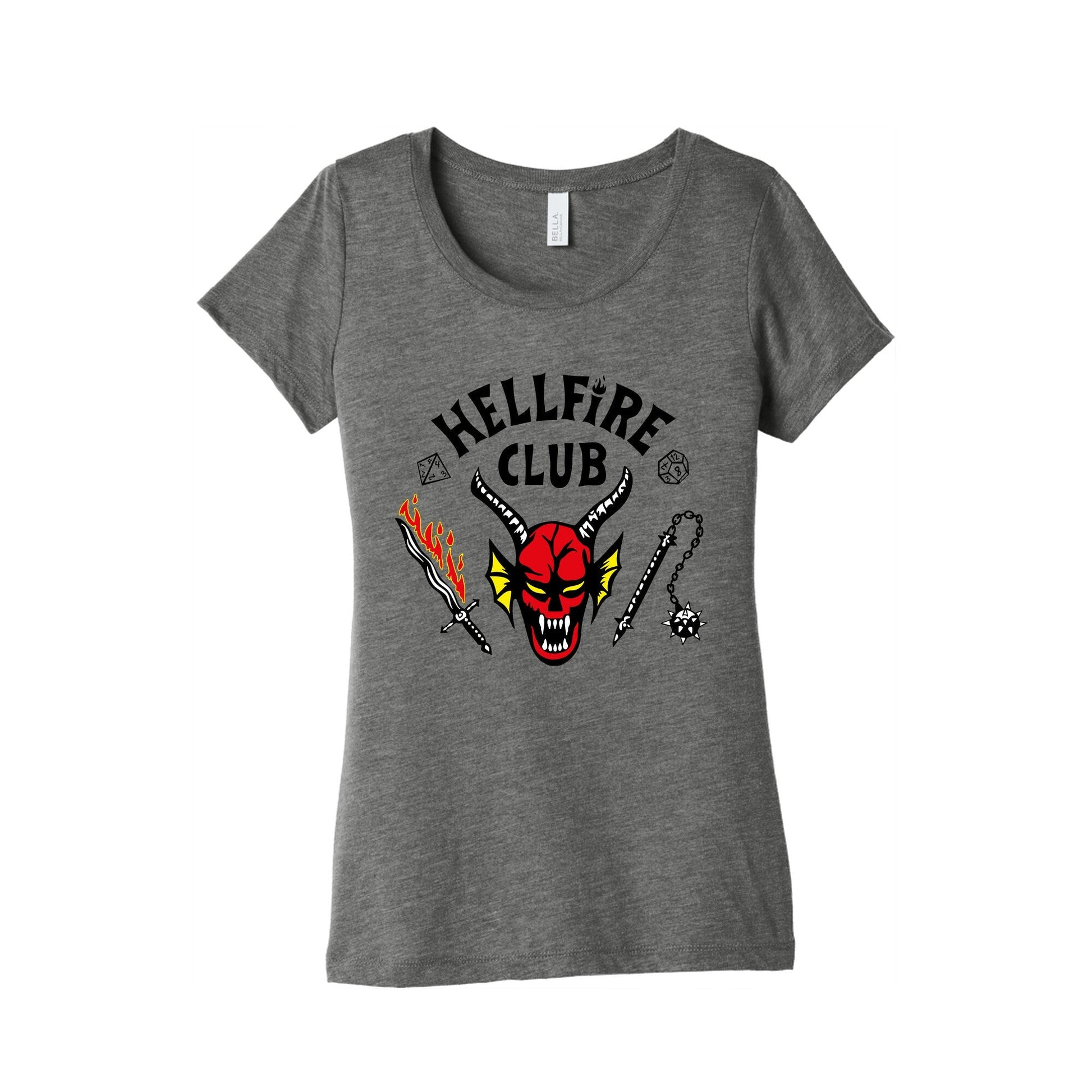 Hellfire Club Womens Triblend - Adult & Kids T-Shirts, Sweatshirts & Hoodies apparel design preview 1