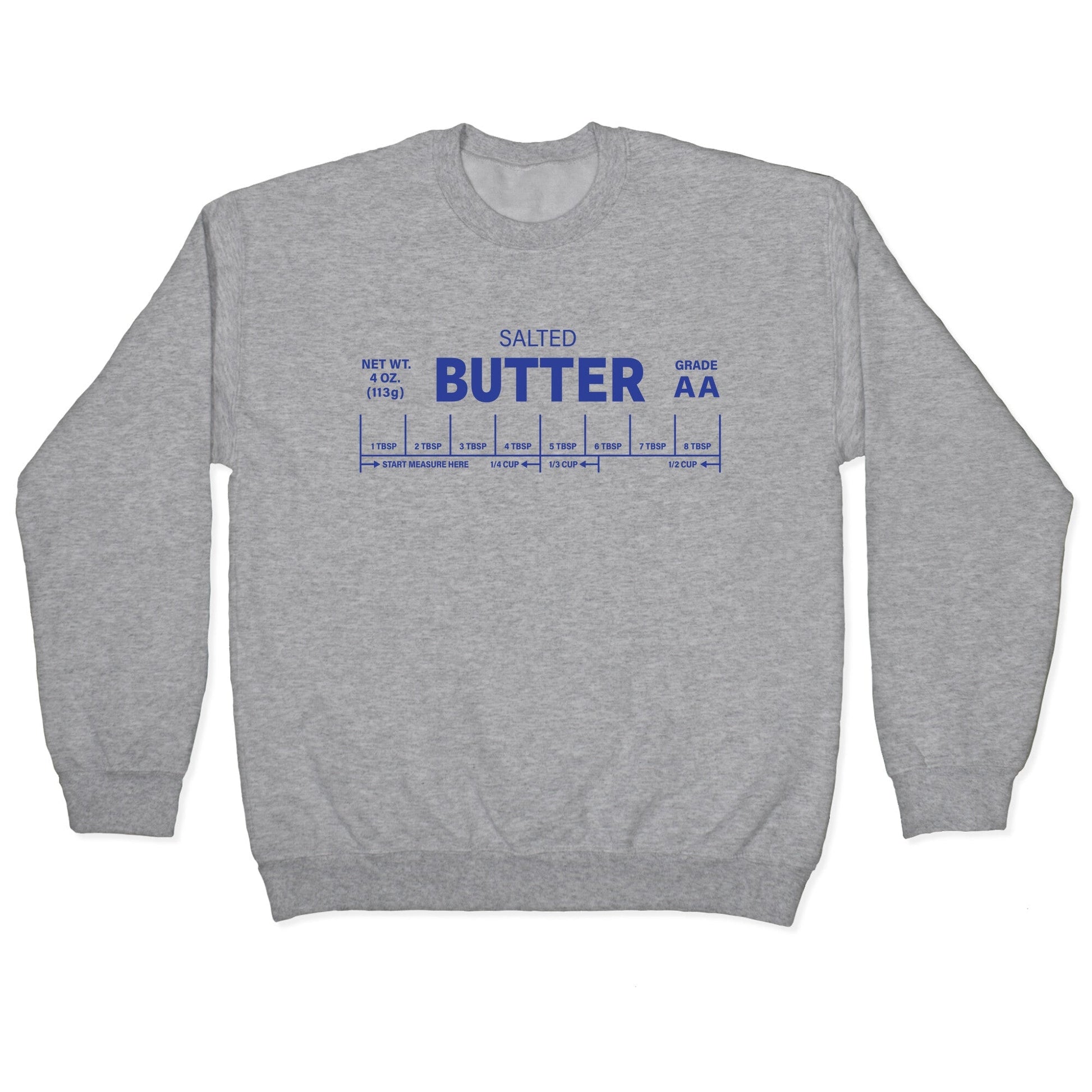 Salted Butter Crewneck - Adult & Kids T-Shirts, Sweatshirts & Hoodies apparel design preview 1