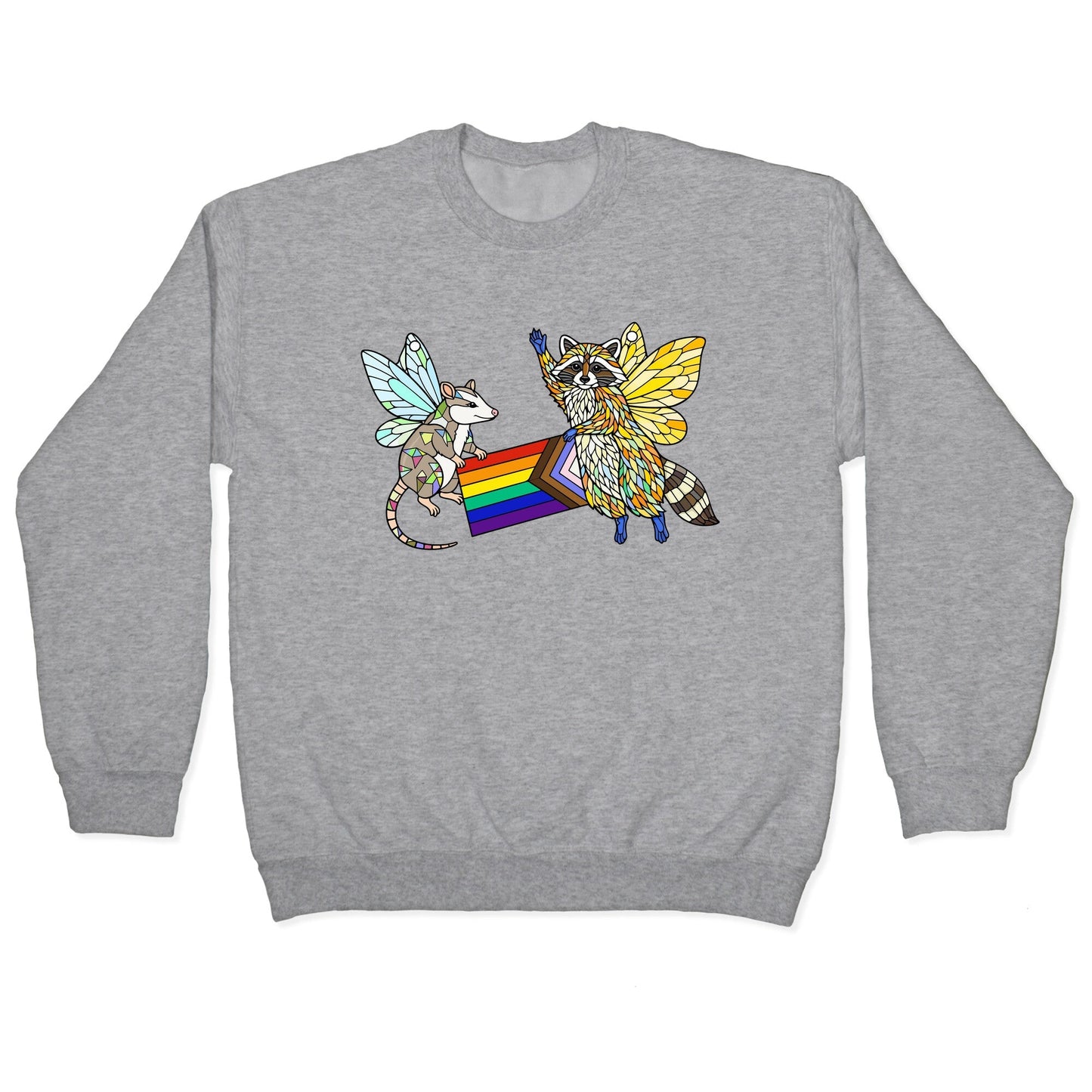 LGBTQ Fairies Crewneck - Adult & Kids T-Shirts, Sweatshirts & Hoodies apparel design preview 1