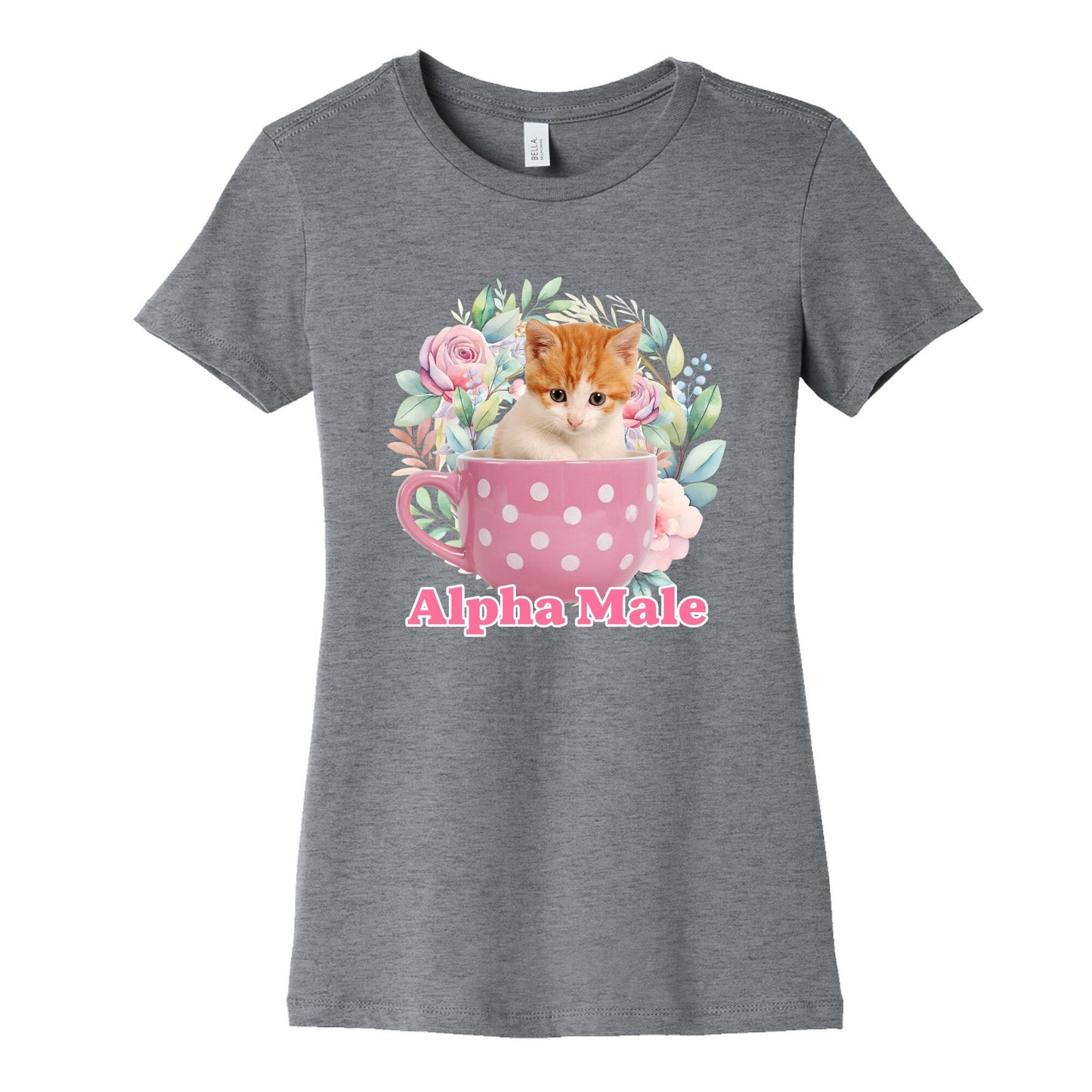 Alpha Male Kitten Womens Cotton - Adult & Kids T-Shirts, Sweatshirts & Hoodies apparel design preview 1