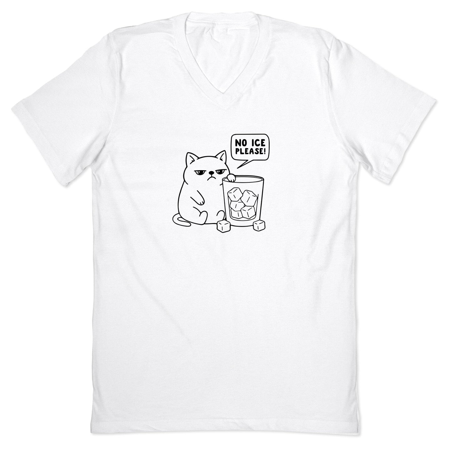 No ICE Please V-Neck - Adult & Kids T-Shirts, Sweatshirts & Hoodies apparel design preview 1