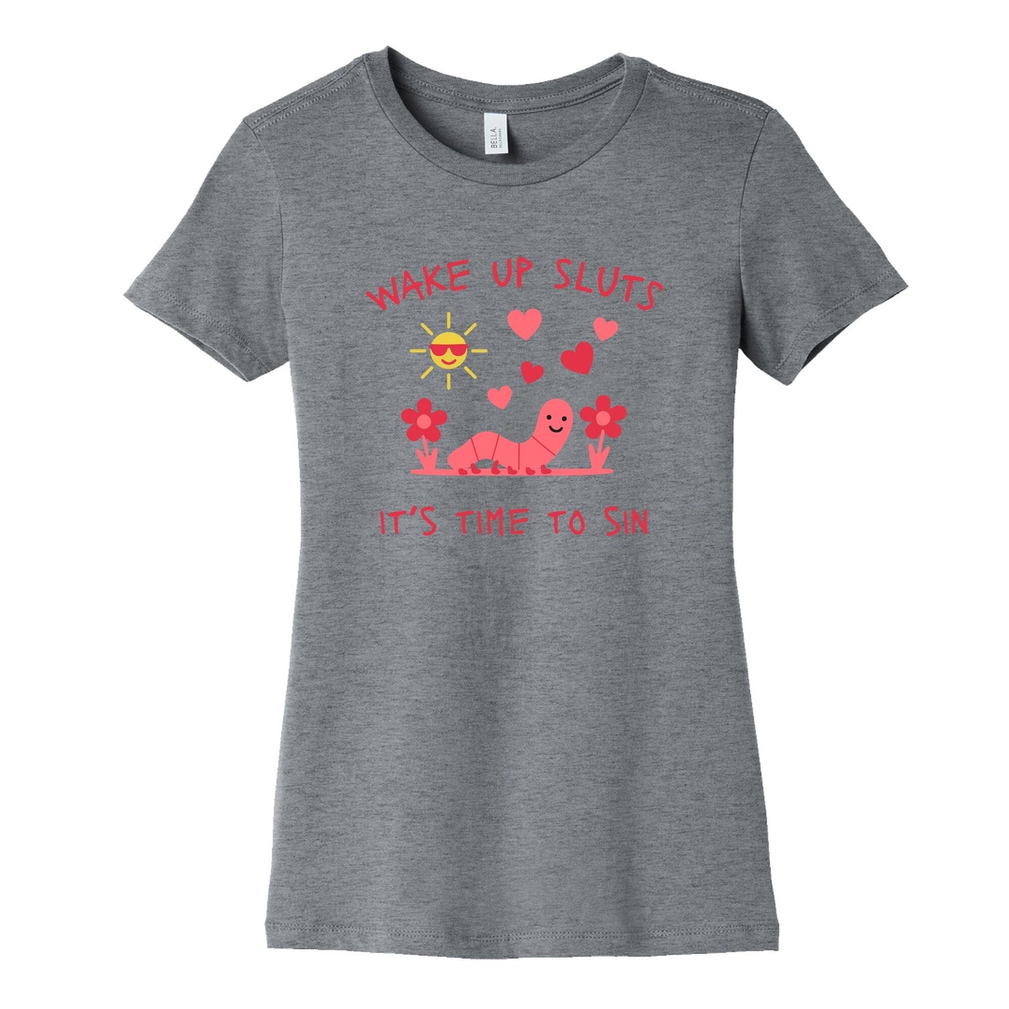 Wake Up Sluts Valentines Edition Womens Cotton - Adult & Kids T-Shirts, Sweatshirts & Hoodies apparel design preview 1
