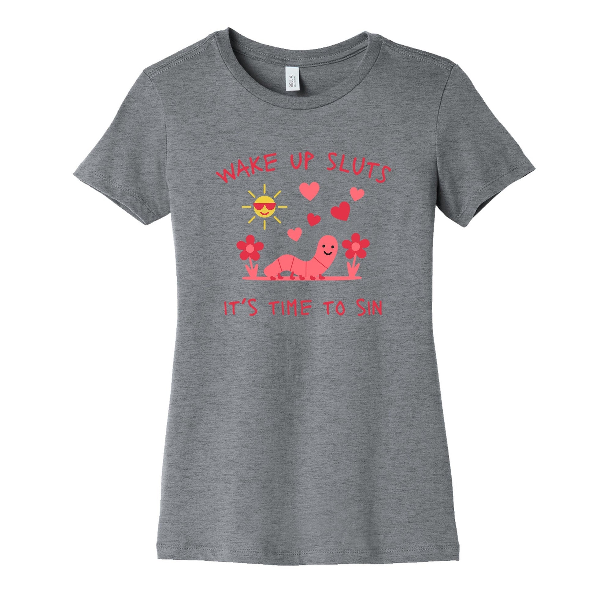 Wake Up Sluts Valentines Edition Womens Cotton - Adult & Kids T-Shirts, Sweatshirts & Hoodies apparel design preview 1